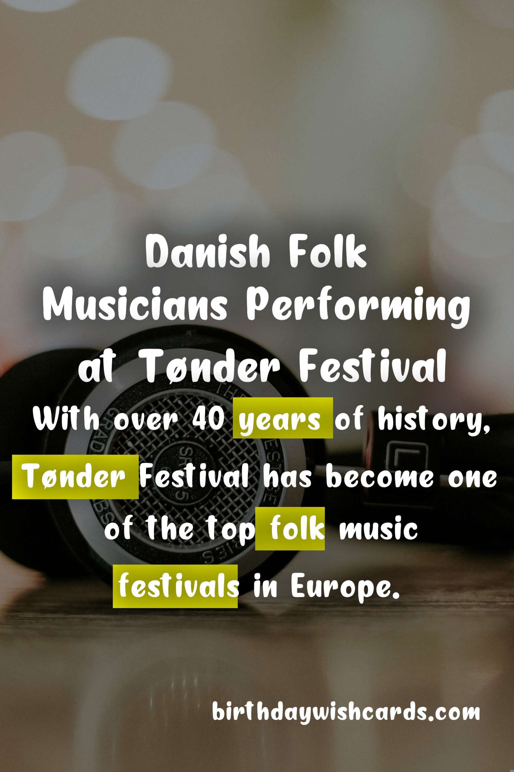 Celebrate Folk Music and Community at Tønder Festival from 26-29 August
