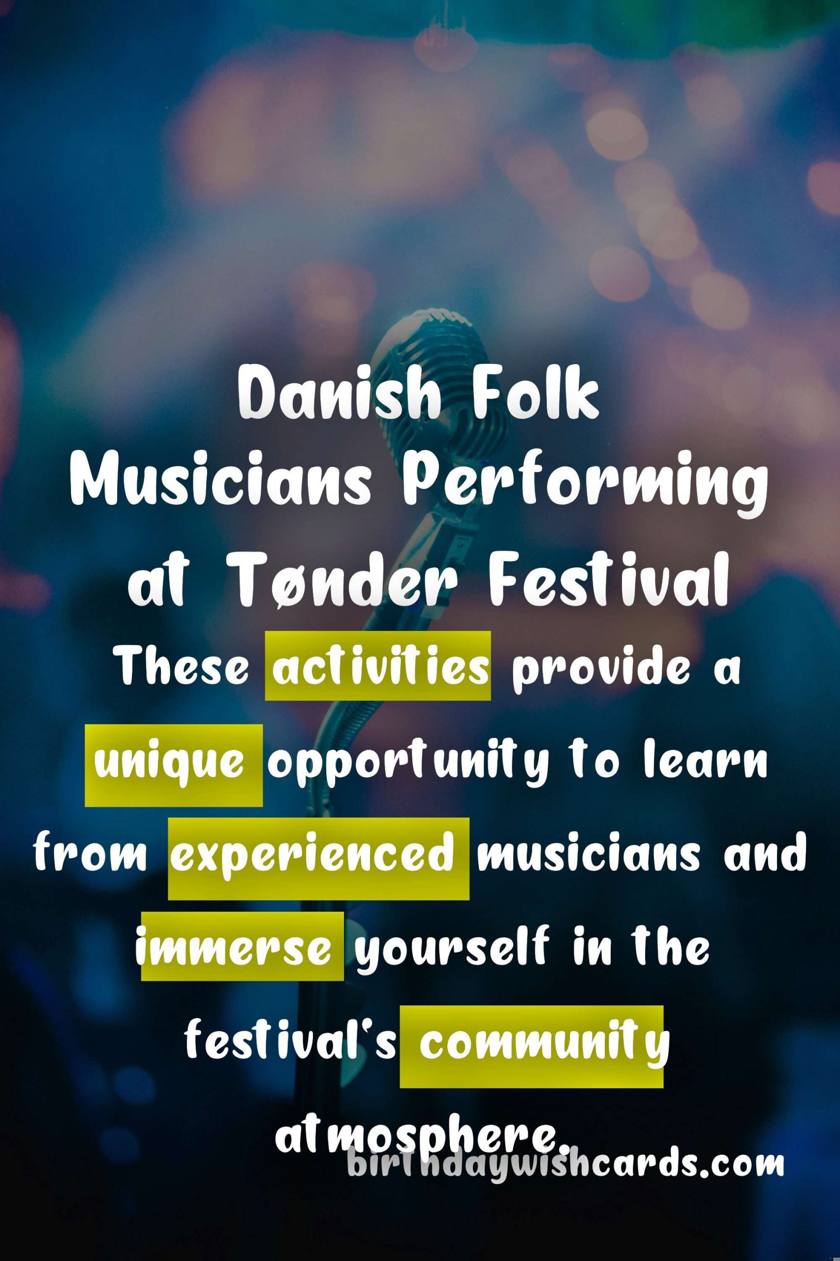 Celebrate Folk Music and Community at Tønder Festival from 26-29 August