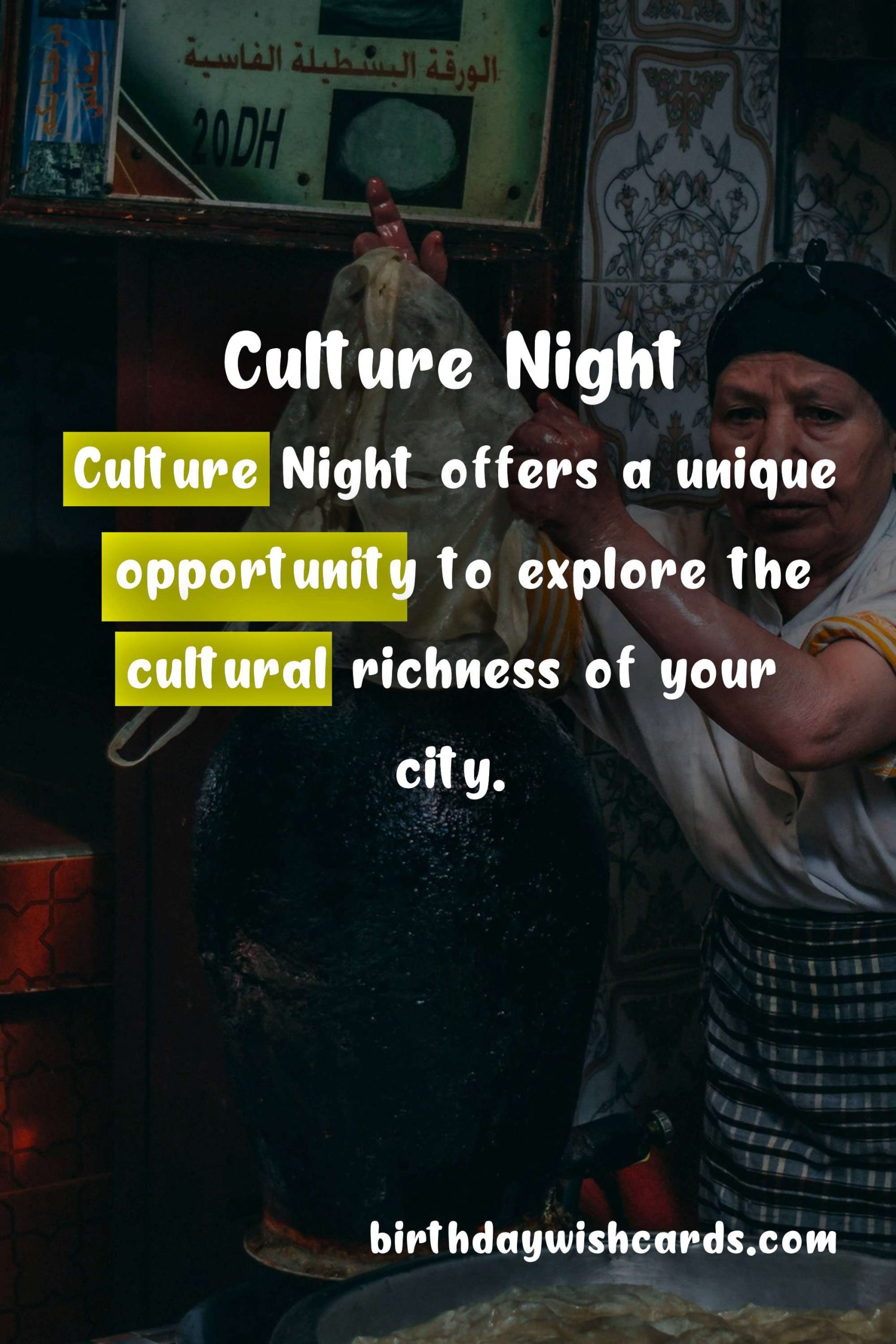 Celebrate Culture Night on 15 October