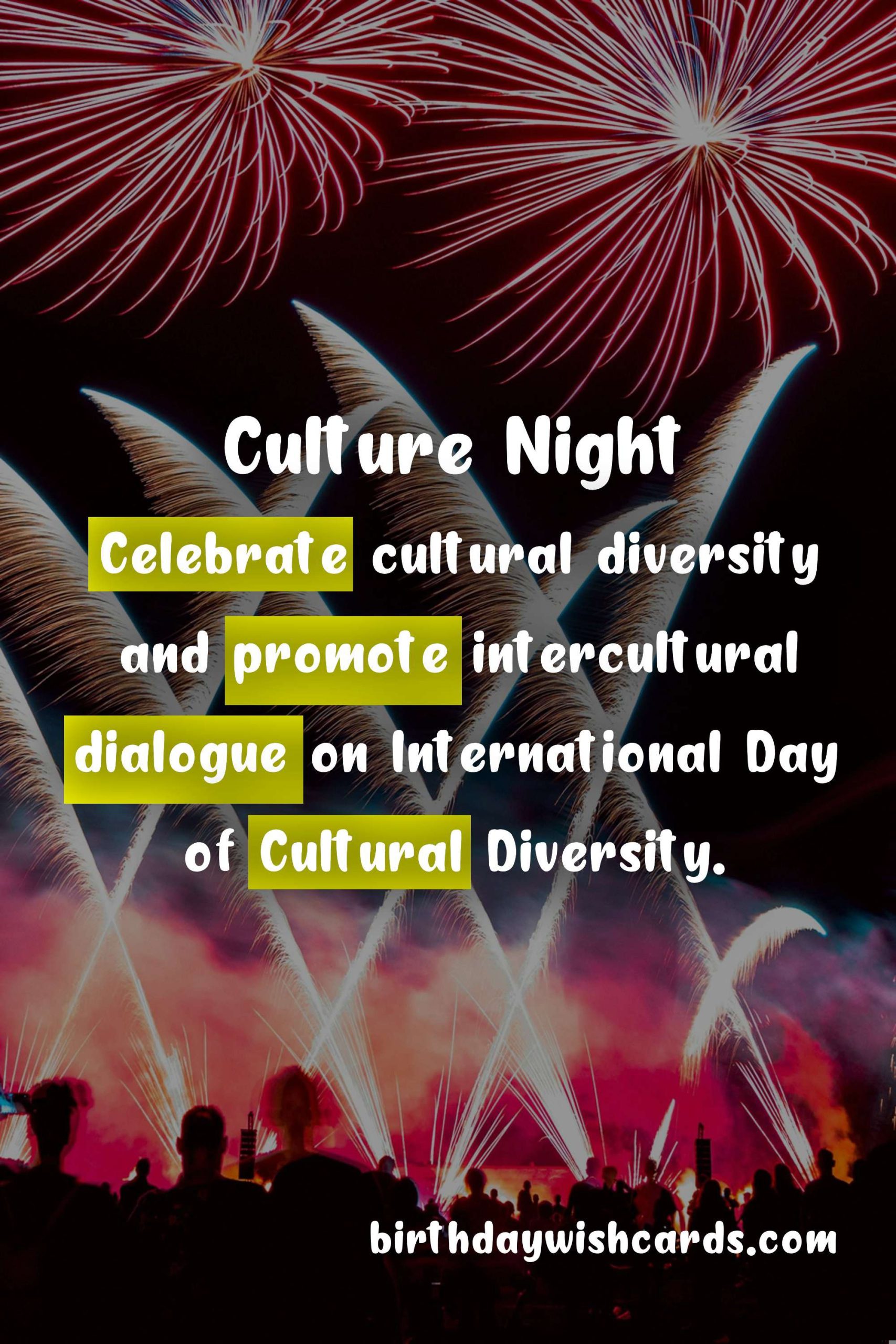 Celebrate Culture Night on 15 October