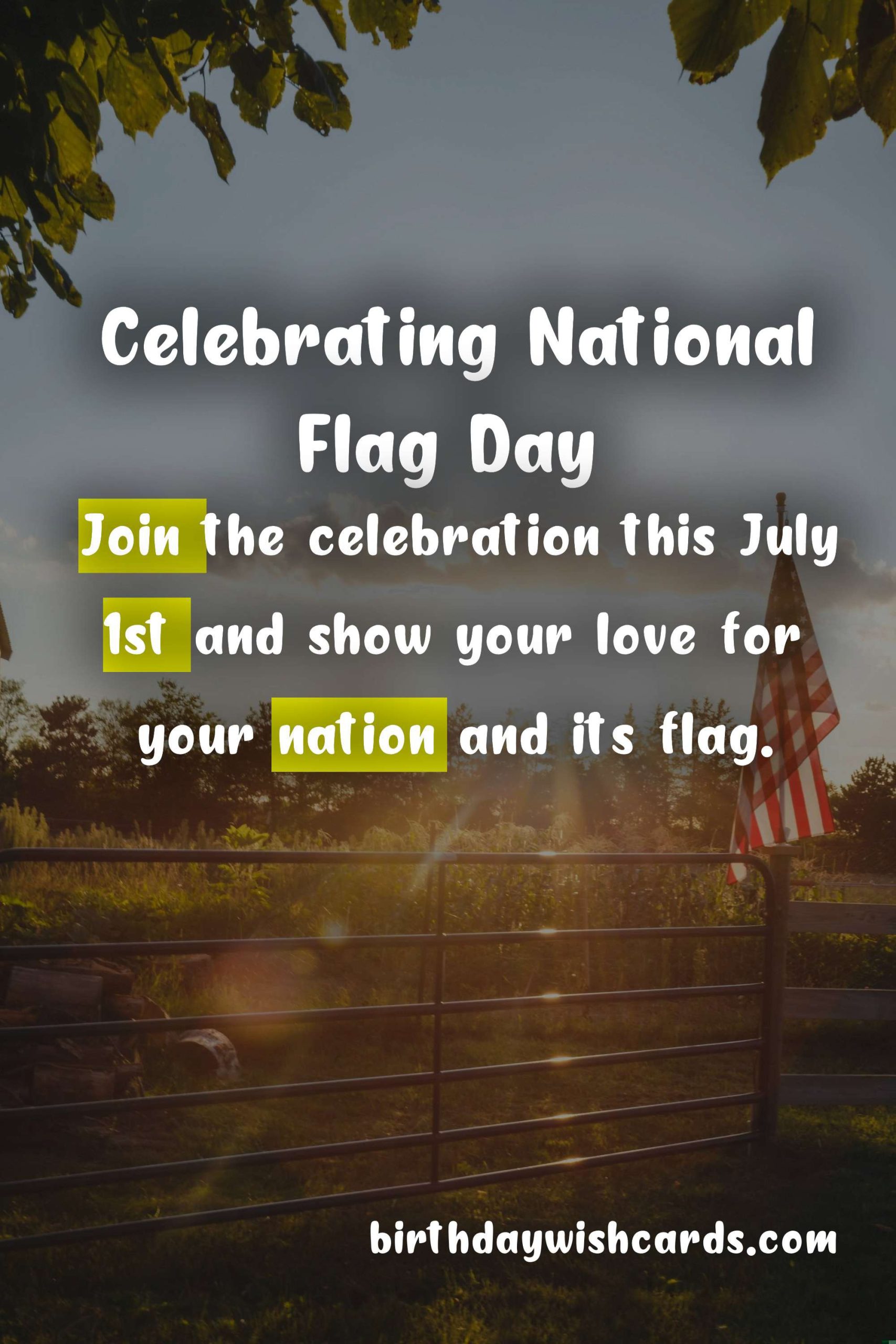 Celebrate National Flag Day on July 1