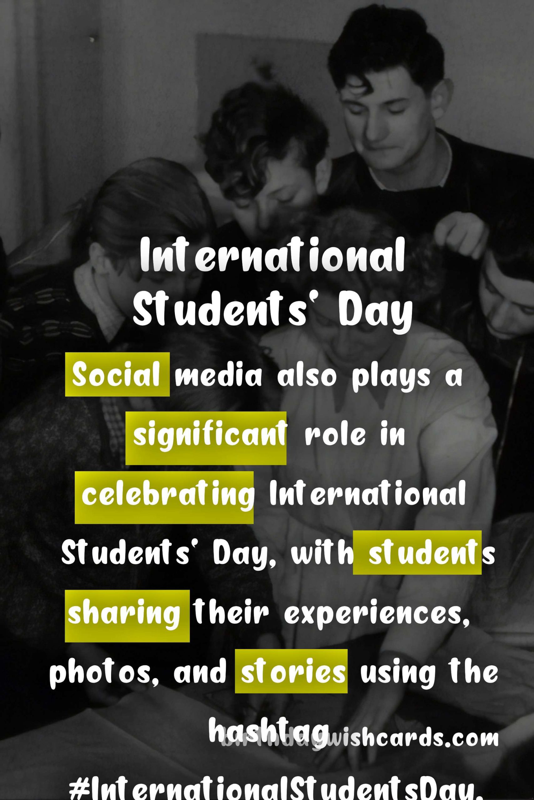 International Students' Day - November 17: A Celebration of Diversity and Unity