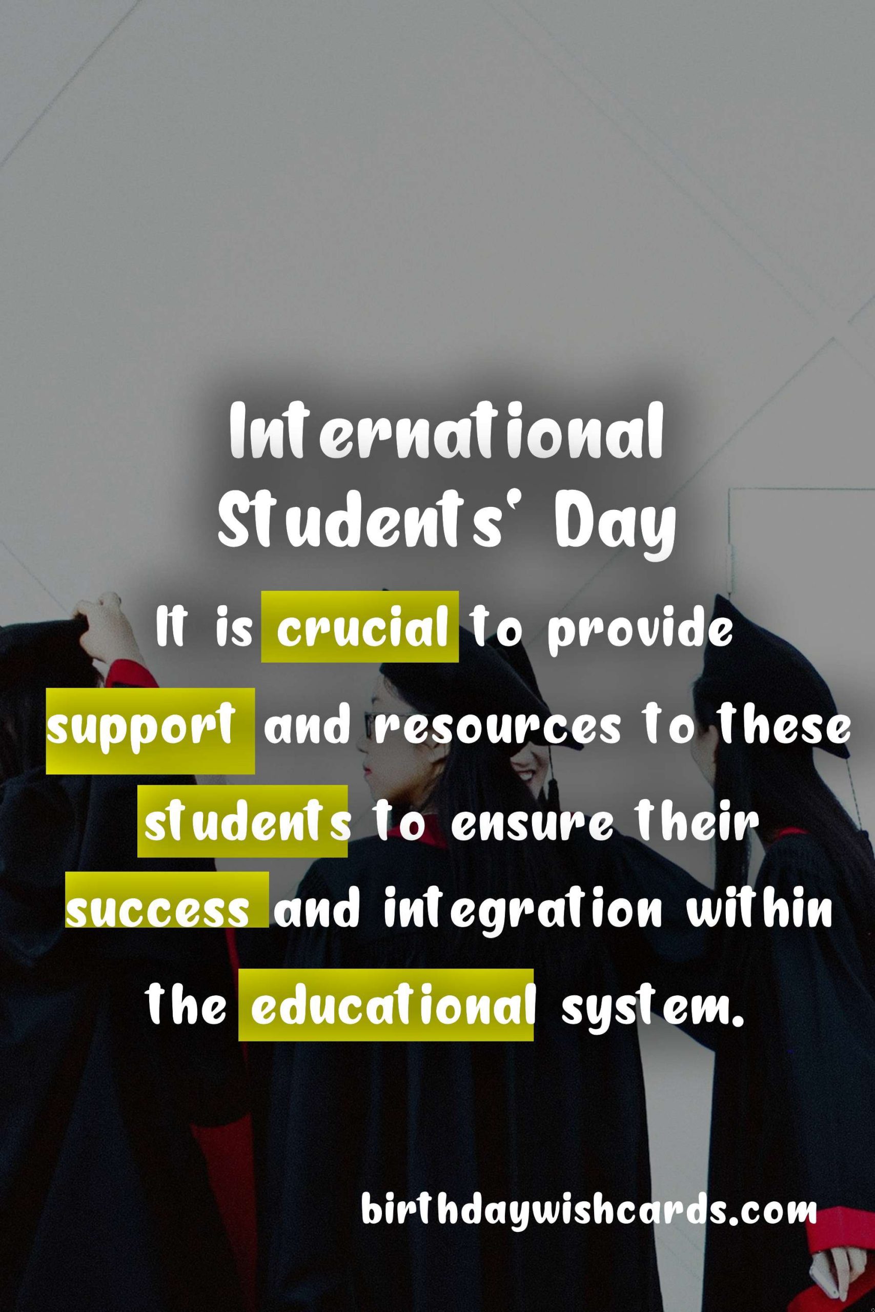 International Students' Day - November 17: A Celebration of Diversity and Unity