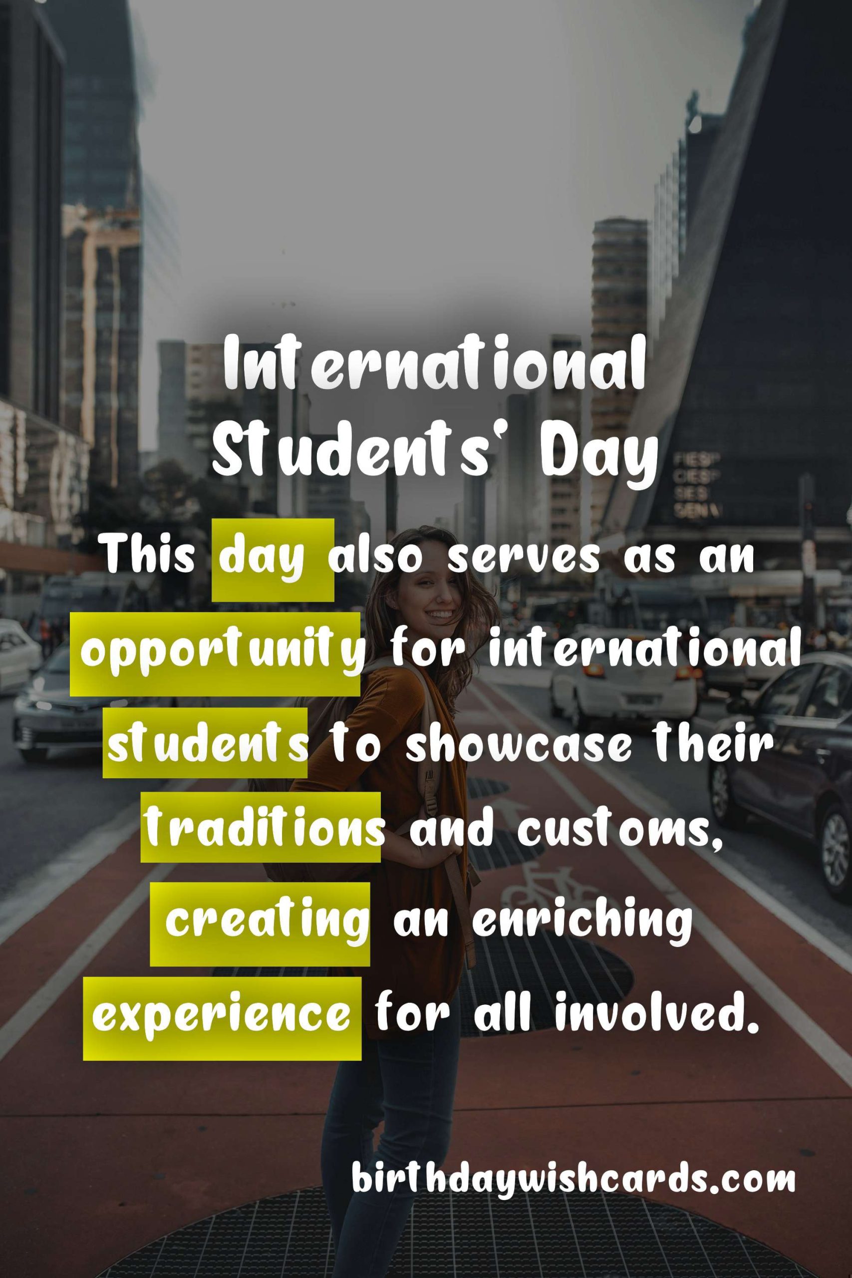 International Students' Day - November 17: A Celebration of Diversity and Unity