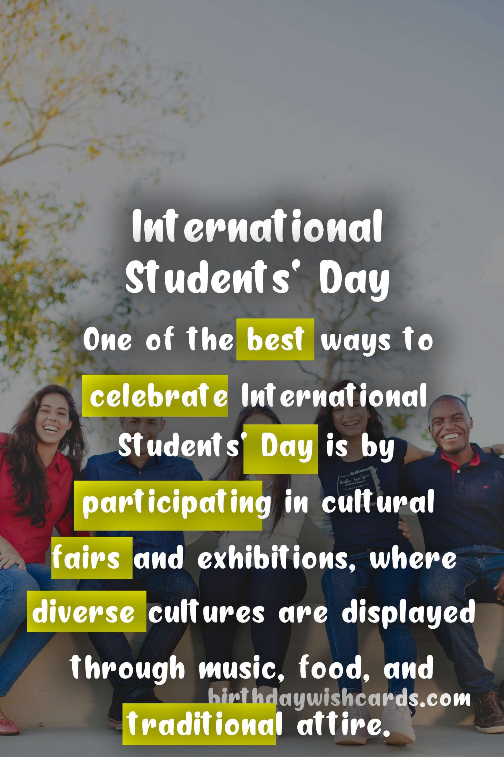International Students' Day - November 17: A Celebration of Diversity and Unity