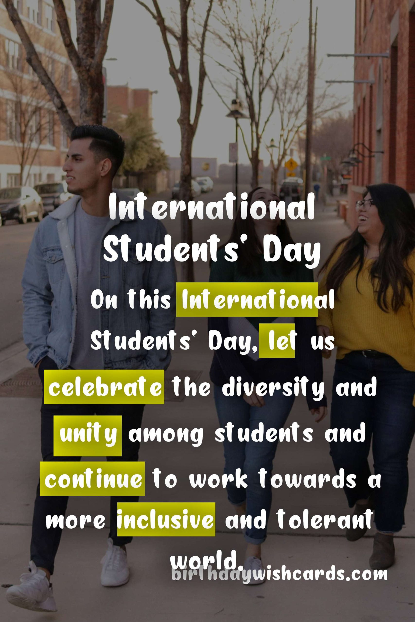 International Students' Day - November 17: A Celebration of Diversity and Unity