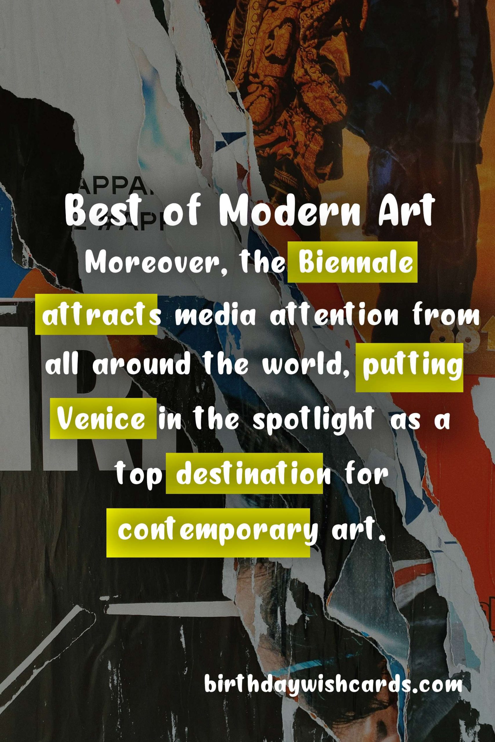 Experience the Best of Modern Art at Biennale di Arti Visive in Venice: May - November