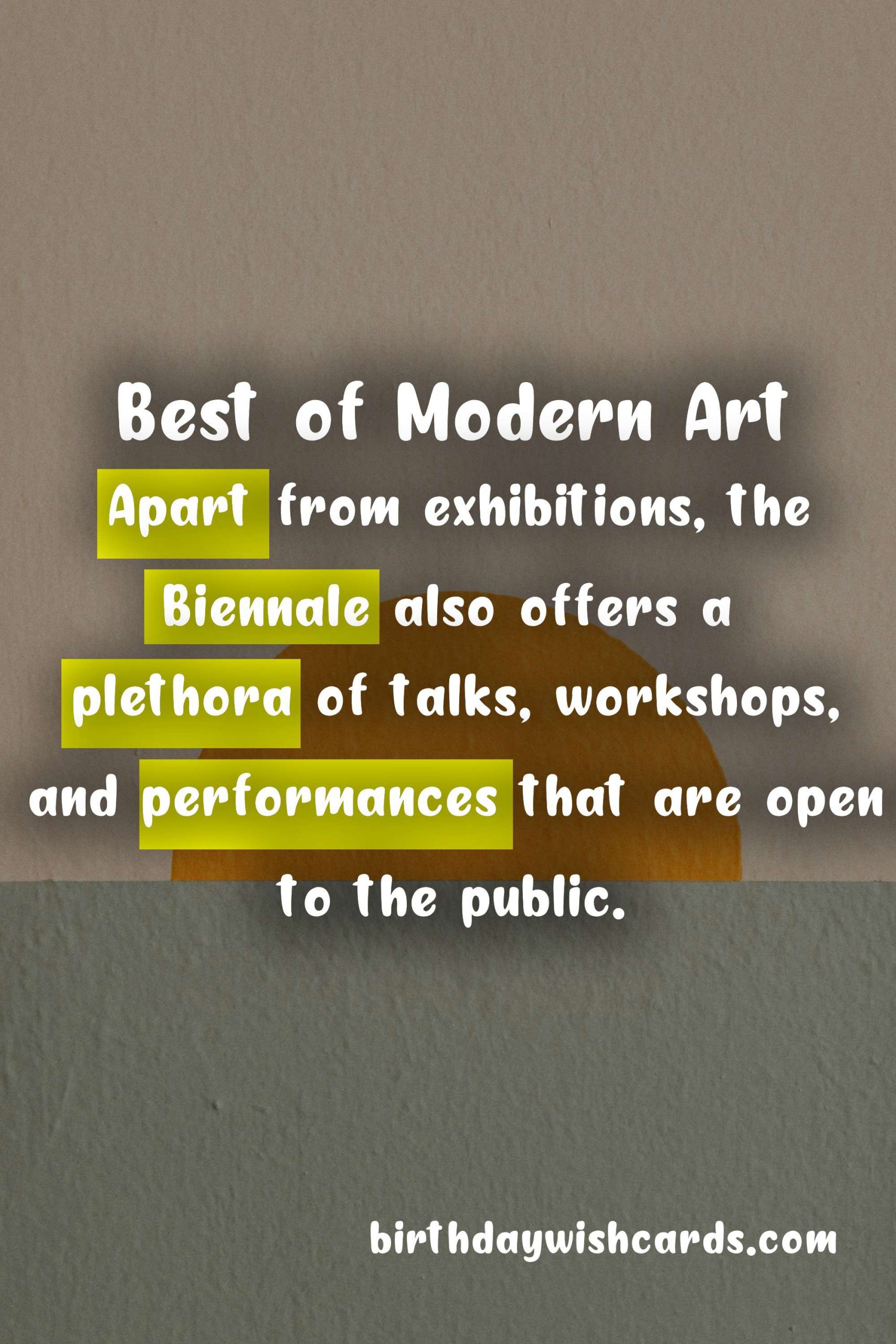 Experience the Best of Modern Art at Biennale di Arti Visive in Venice: May - November