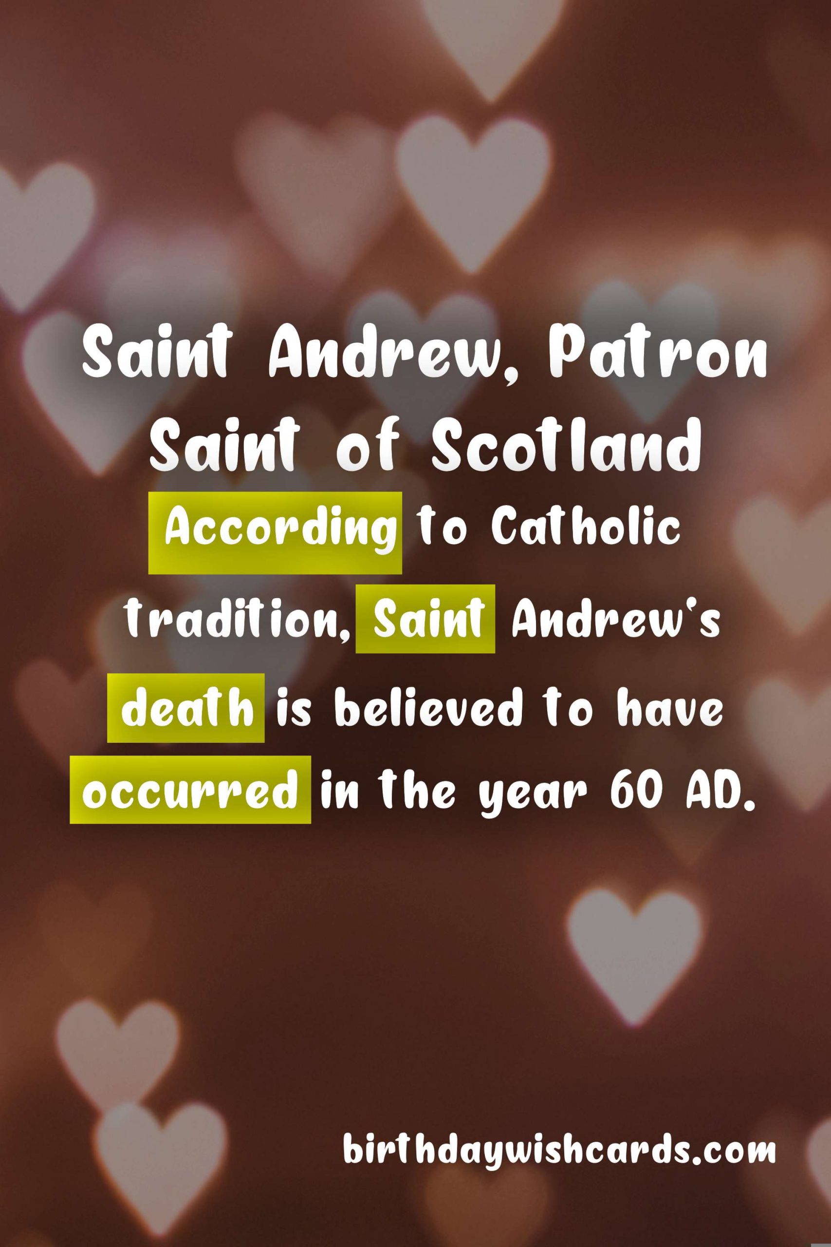 Feast of Saint Andrew - November 30: Celebrating the Life and Legacy of the Patron Saint of Scotland