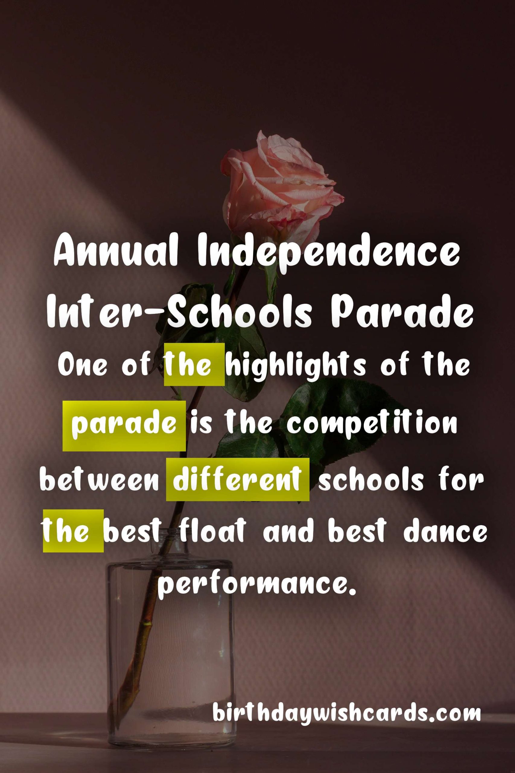 Annual Independence Inter-Schools Parade Celebrated with Enthusiasm on February 22