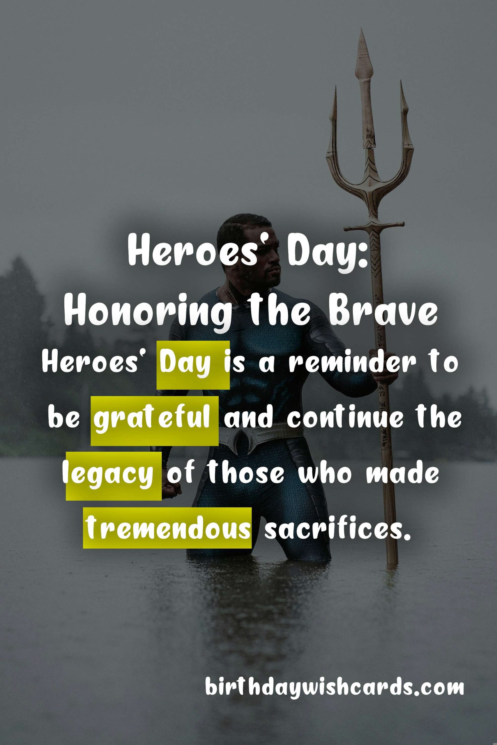 First Monday in August: Heroes' Day observed