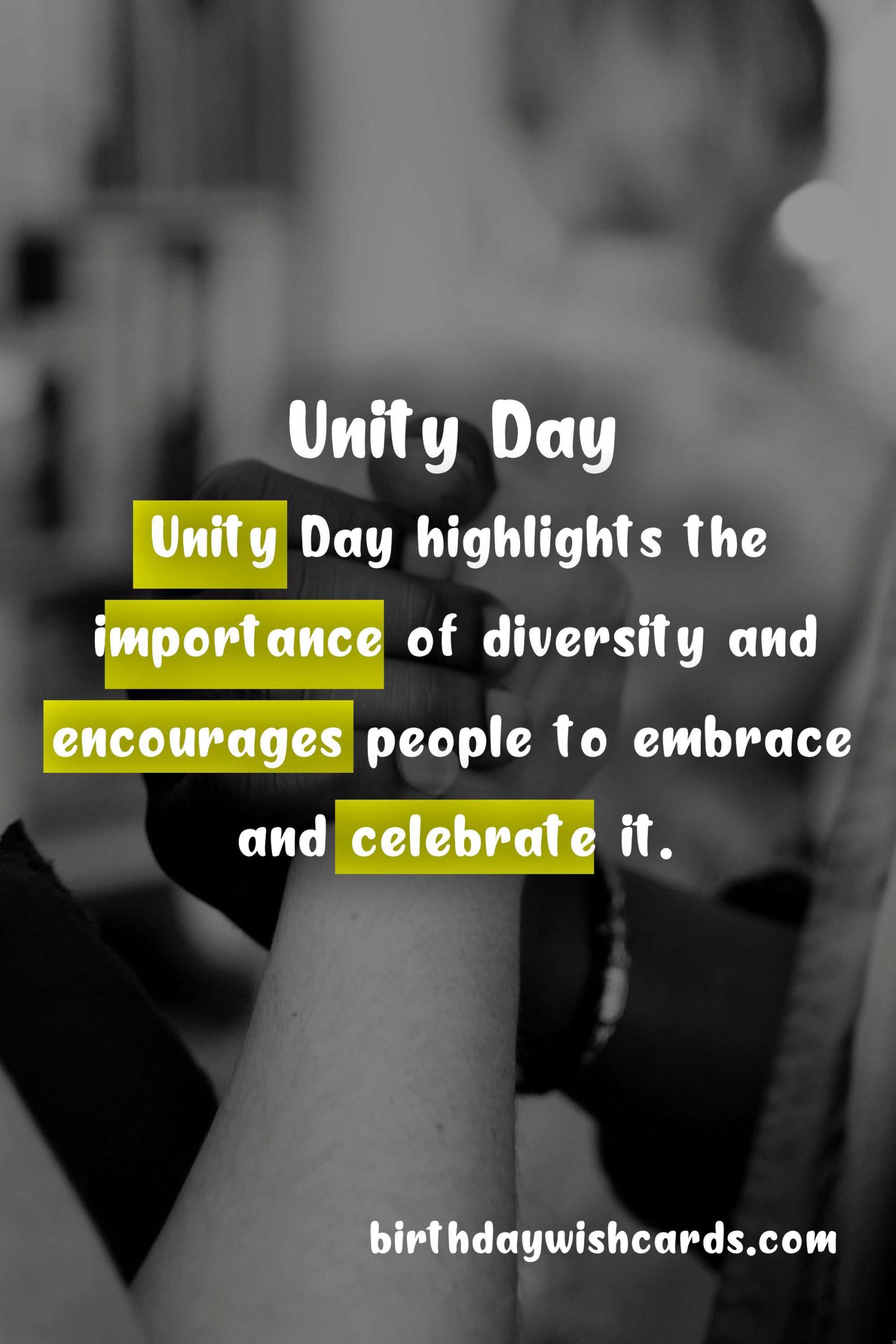 December 22: Unity Day Observed