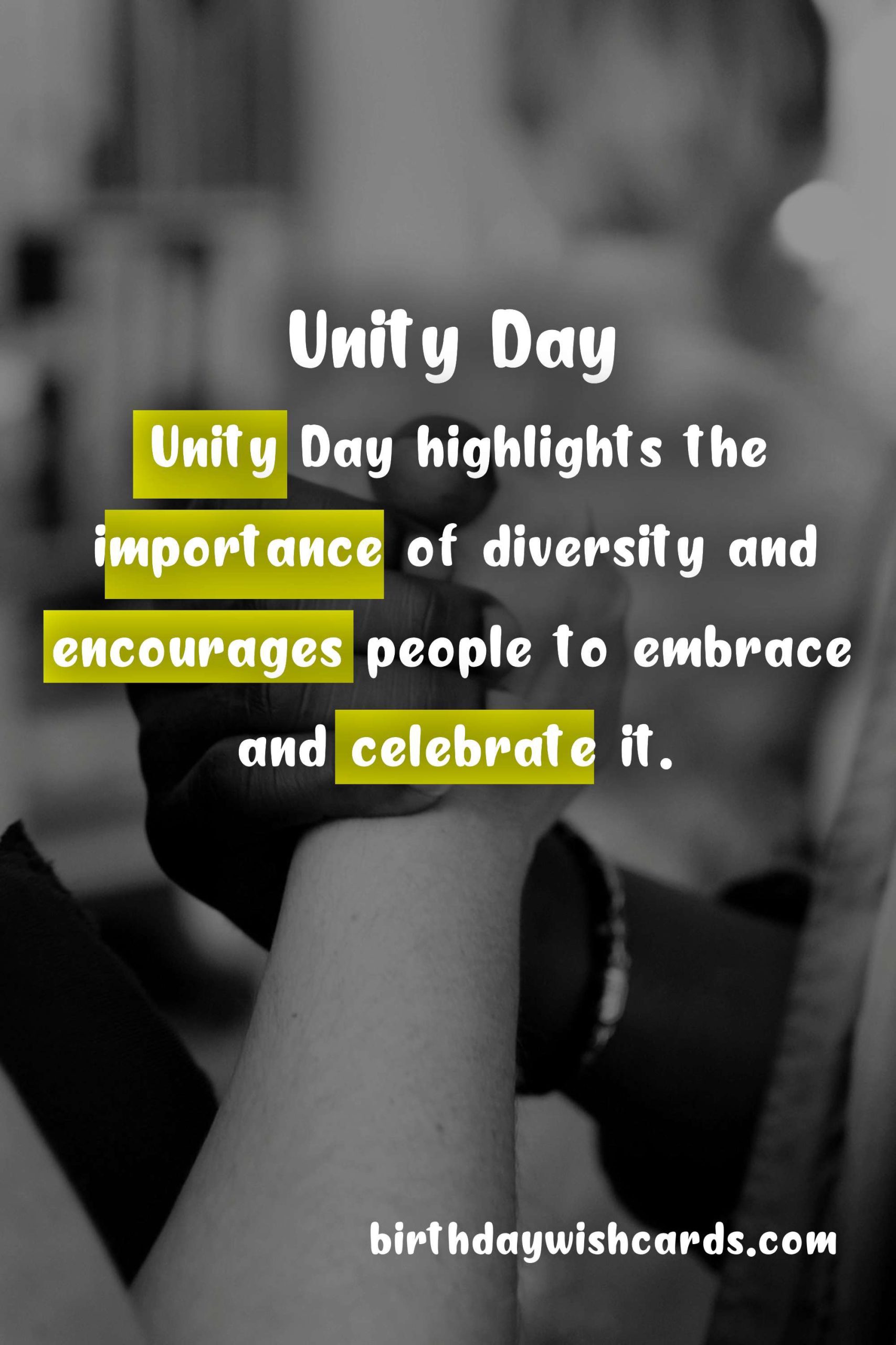 December 22: Unity Day Observed
