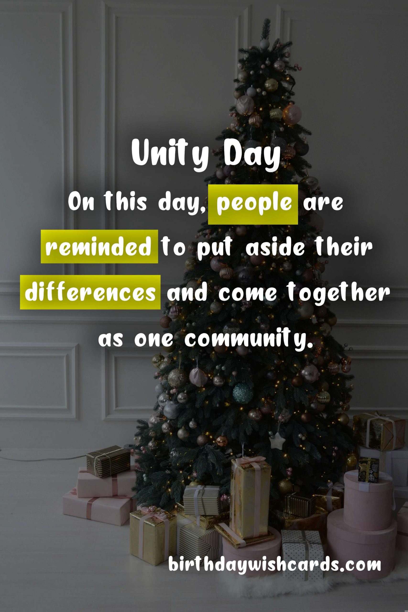 December 22: Unity Day Observed