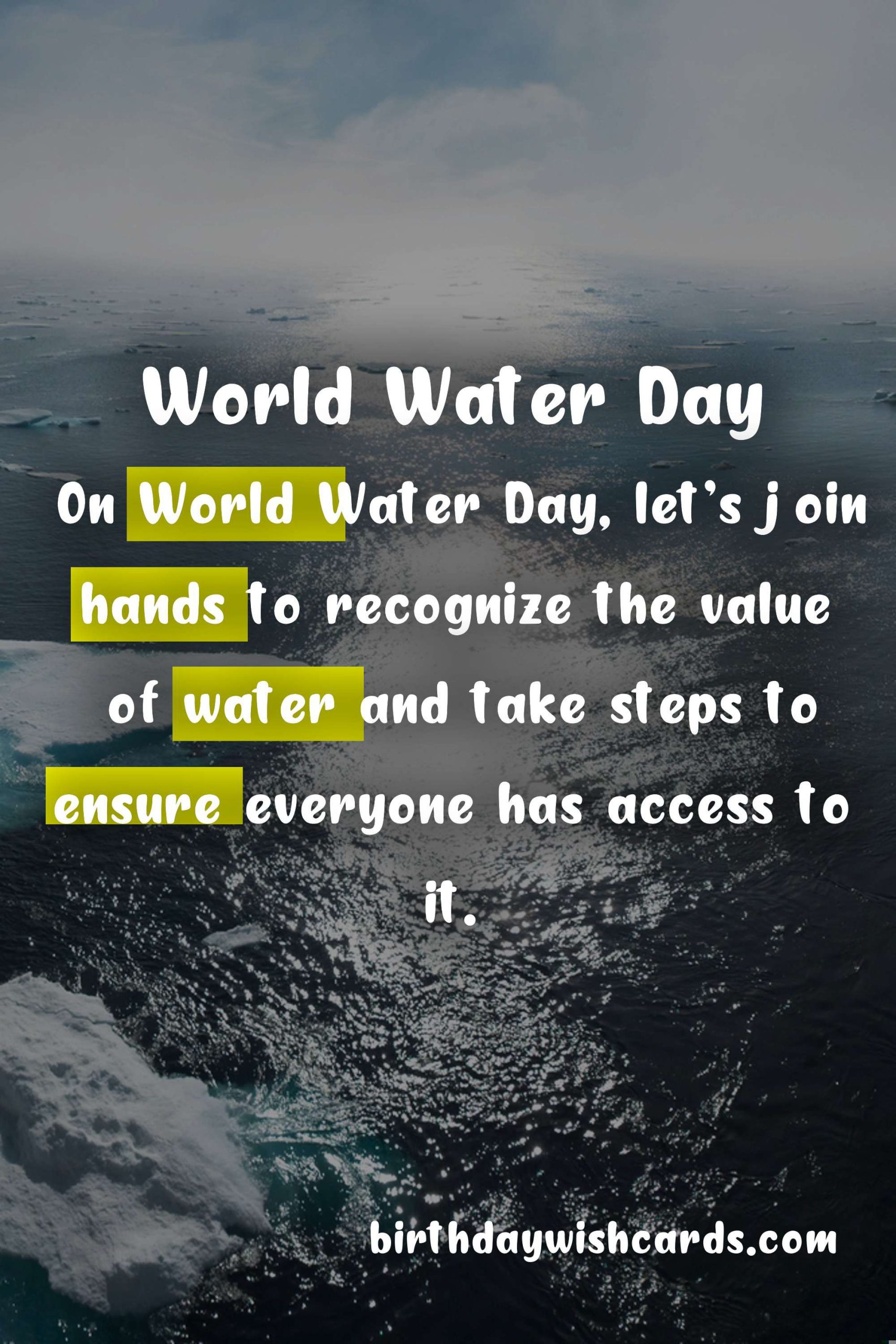 World Water Day: Celebrating Our Most Precious Resource