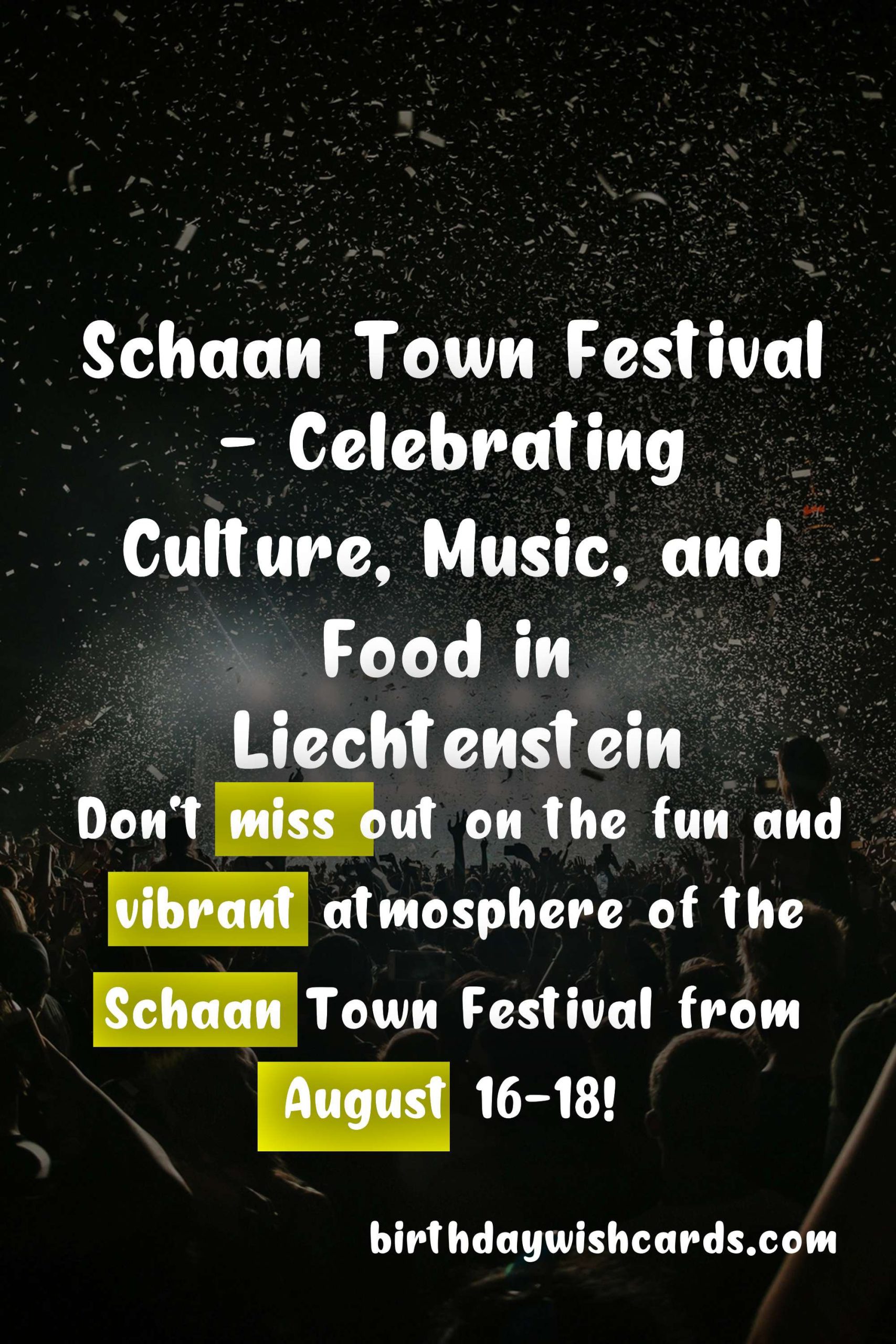 Schaan Town Festival - A Fun-Filled Celebration in the Heart of Liechtenstein