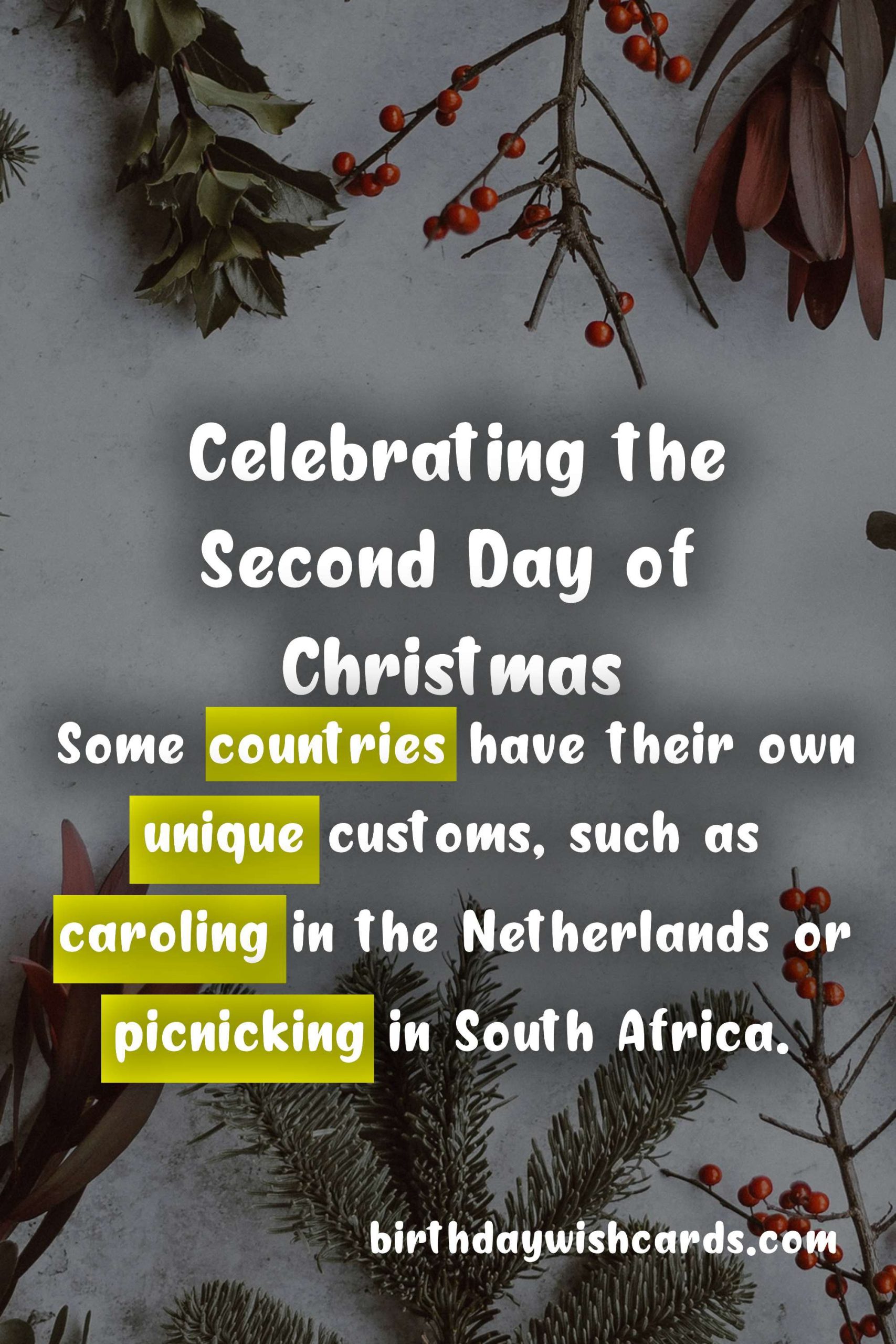 Celebrating the Second Day of Christmas (December 26): A Joyful Tradition