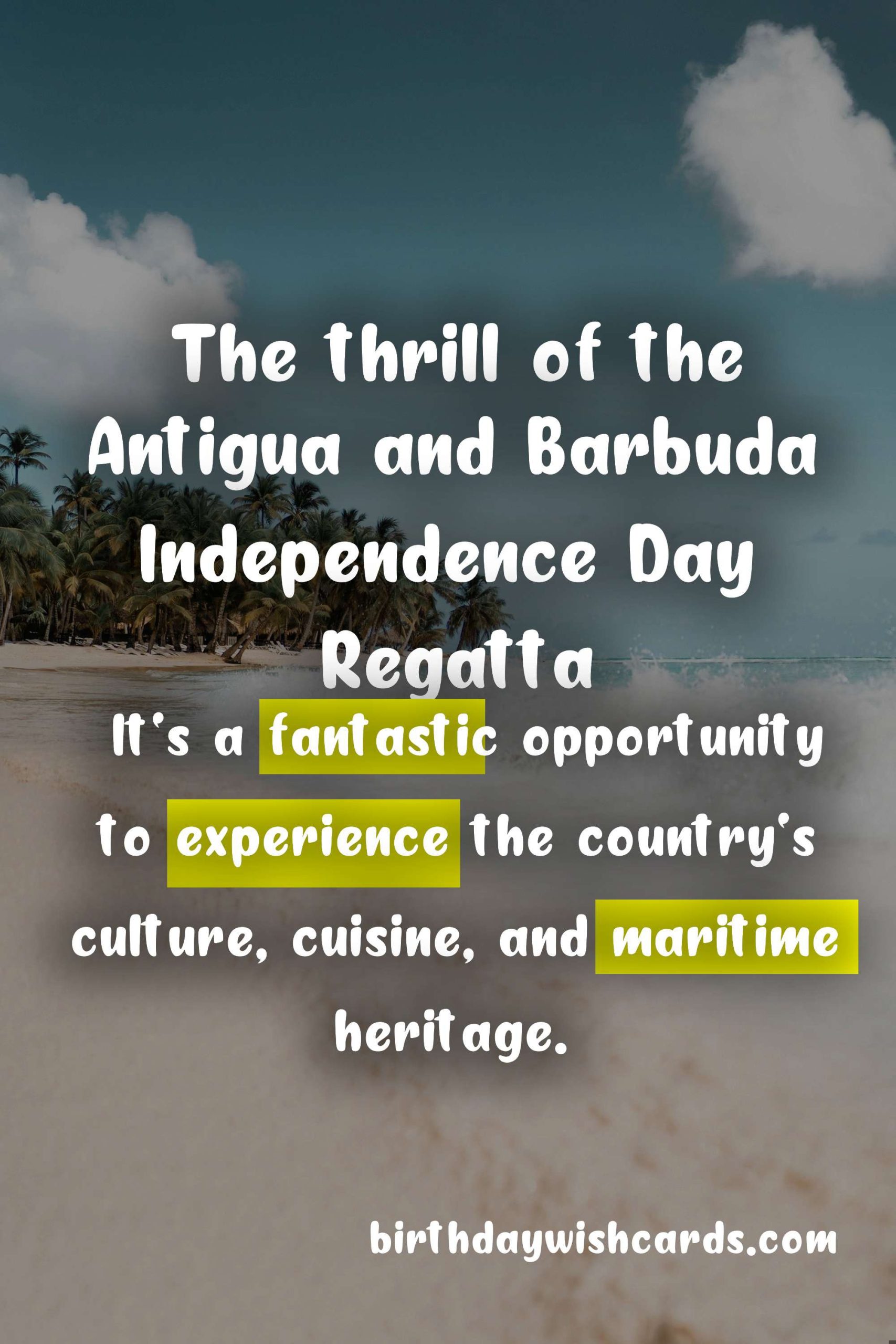 Celebrating Independence Day: The Antigua and Barbuda Independence Day Regatta