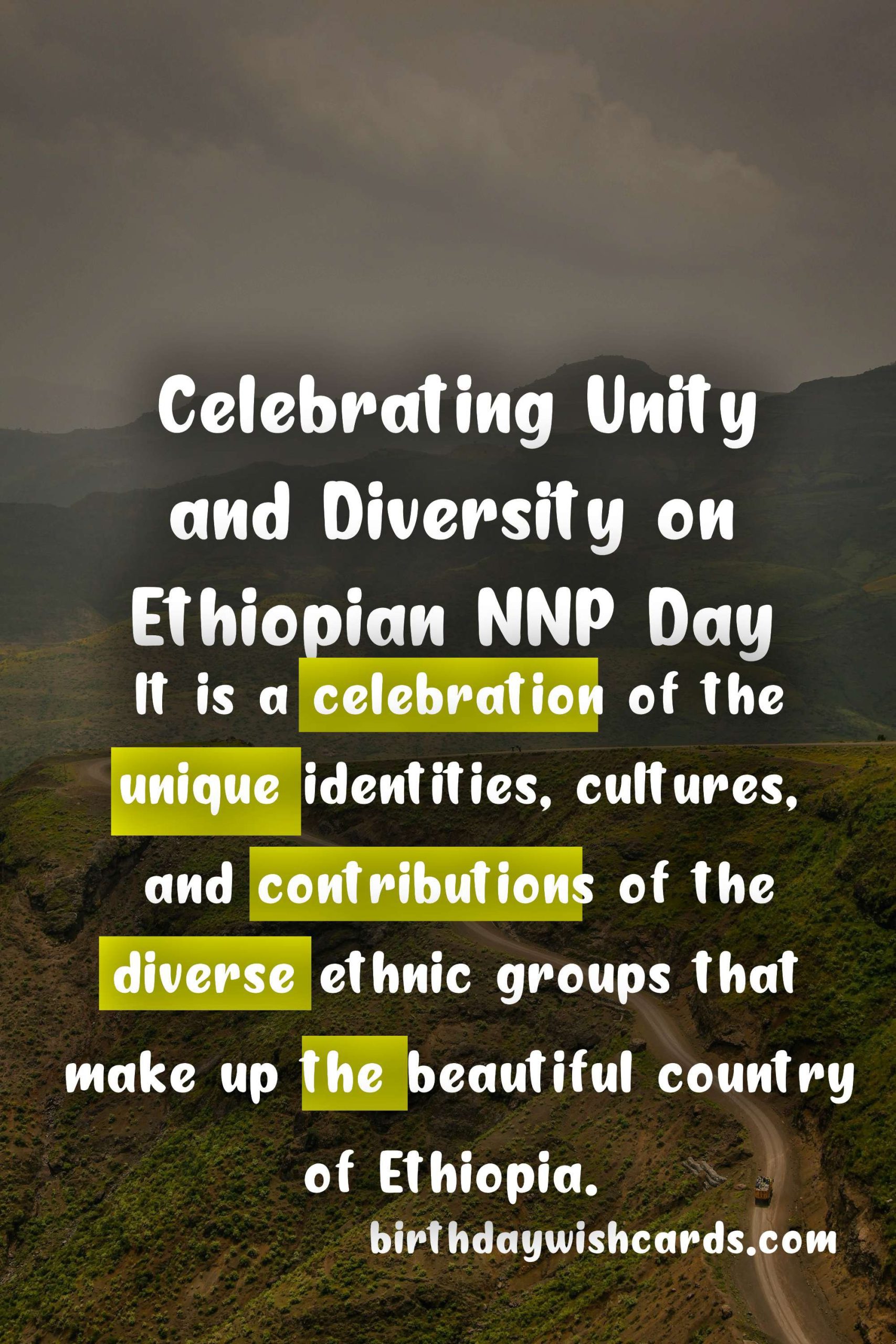 Ethiopian Nations, Nationalities, and Peoples' Day - Celebrating Unity and Diversity on December 8