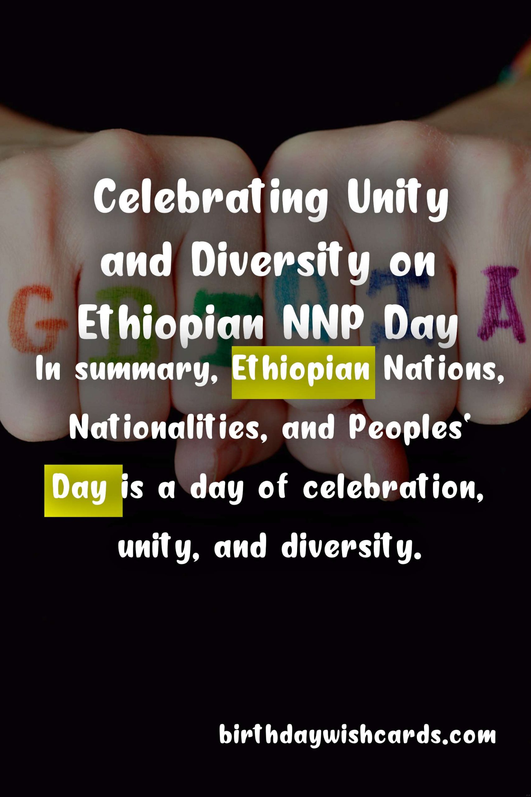 Ethiopian Nations, Nationalities, and Peoples' Day - Celebrating Unity and Diversity on December 8