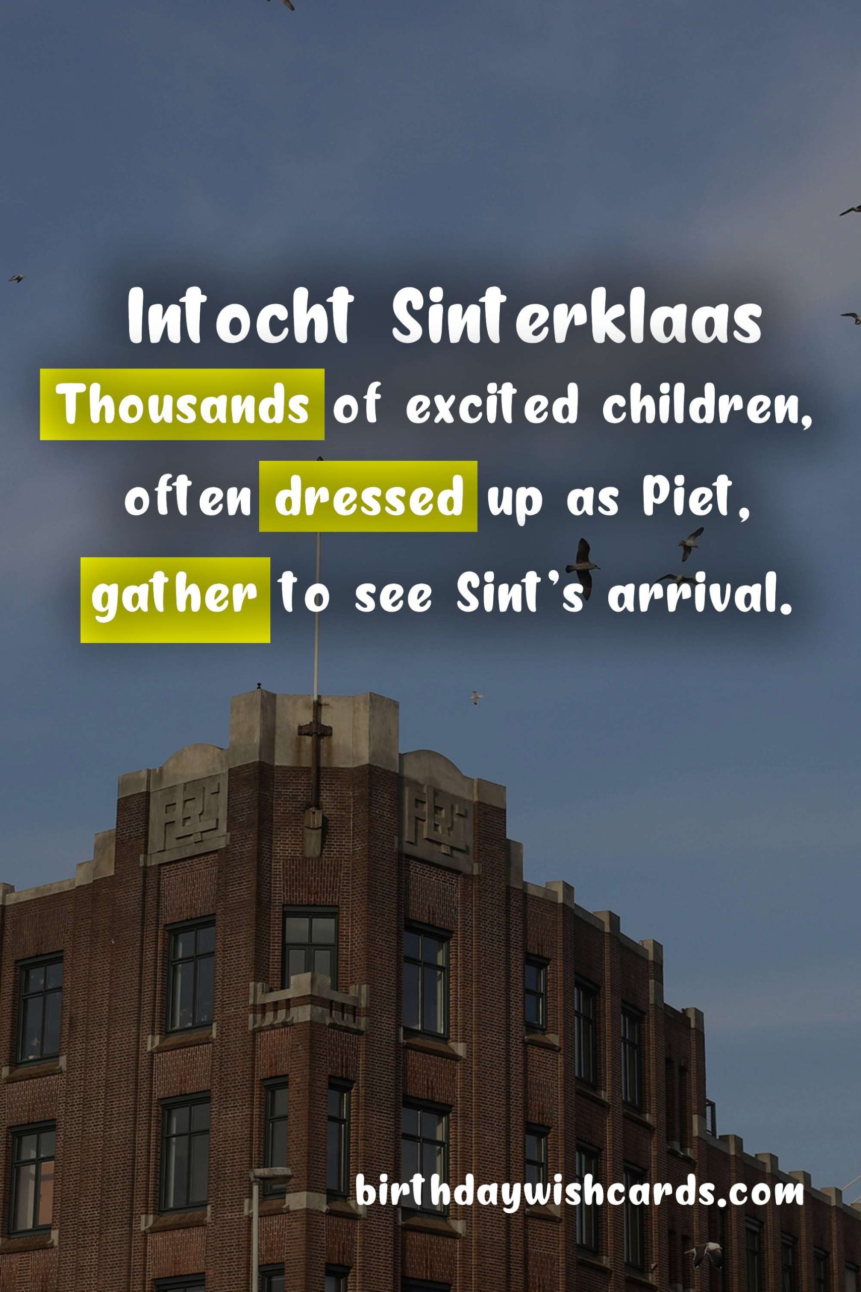 Intocht Sinterklaas - November