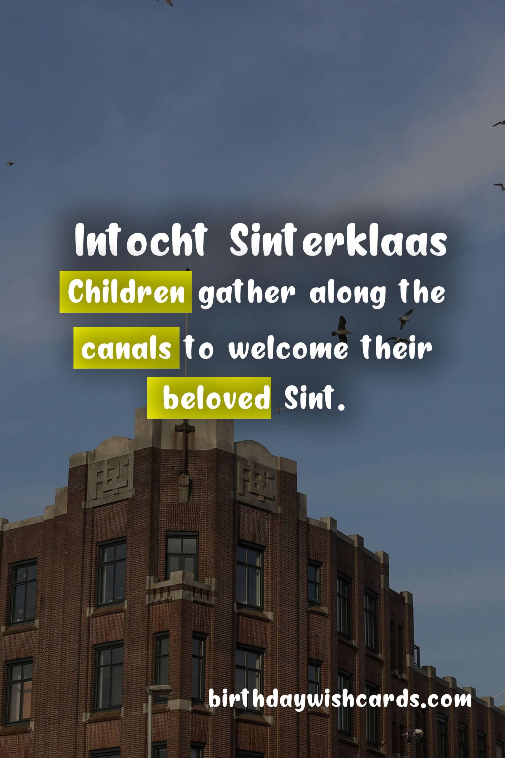 Intocht Sinterklaas - November