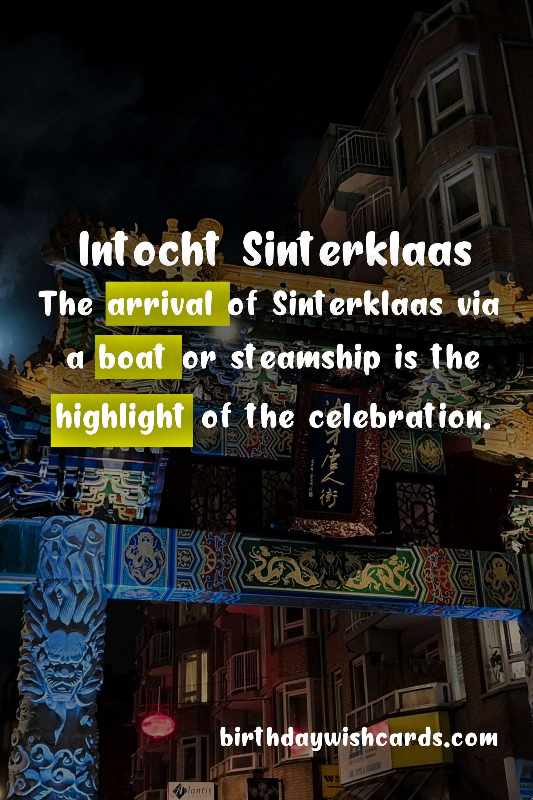 Intocht Sinterklaas - November