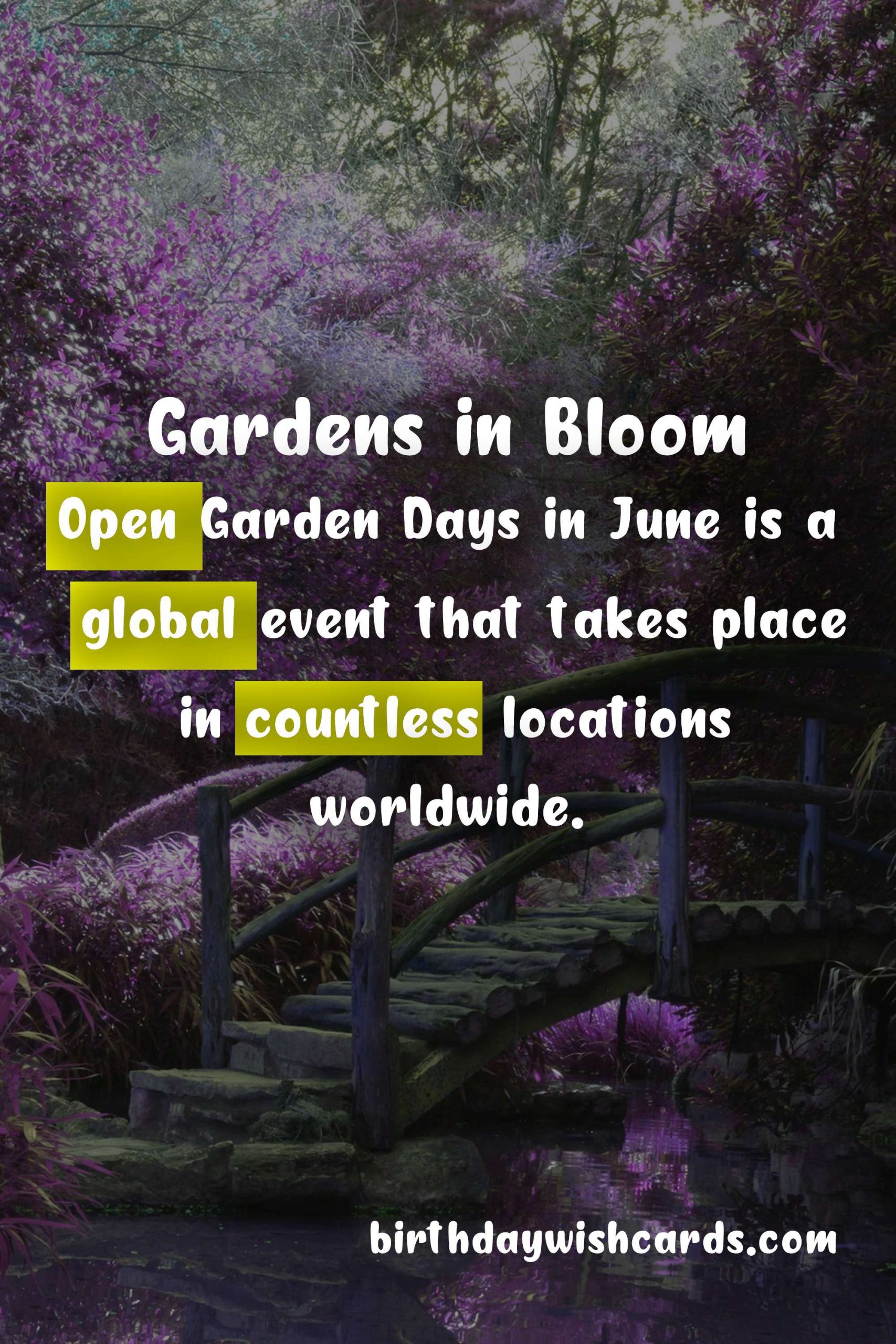 Discover the Beauty of Nature: Open Garden Days in June