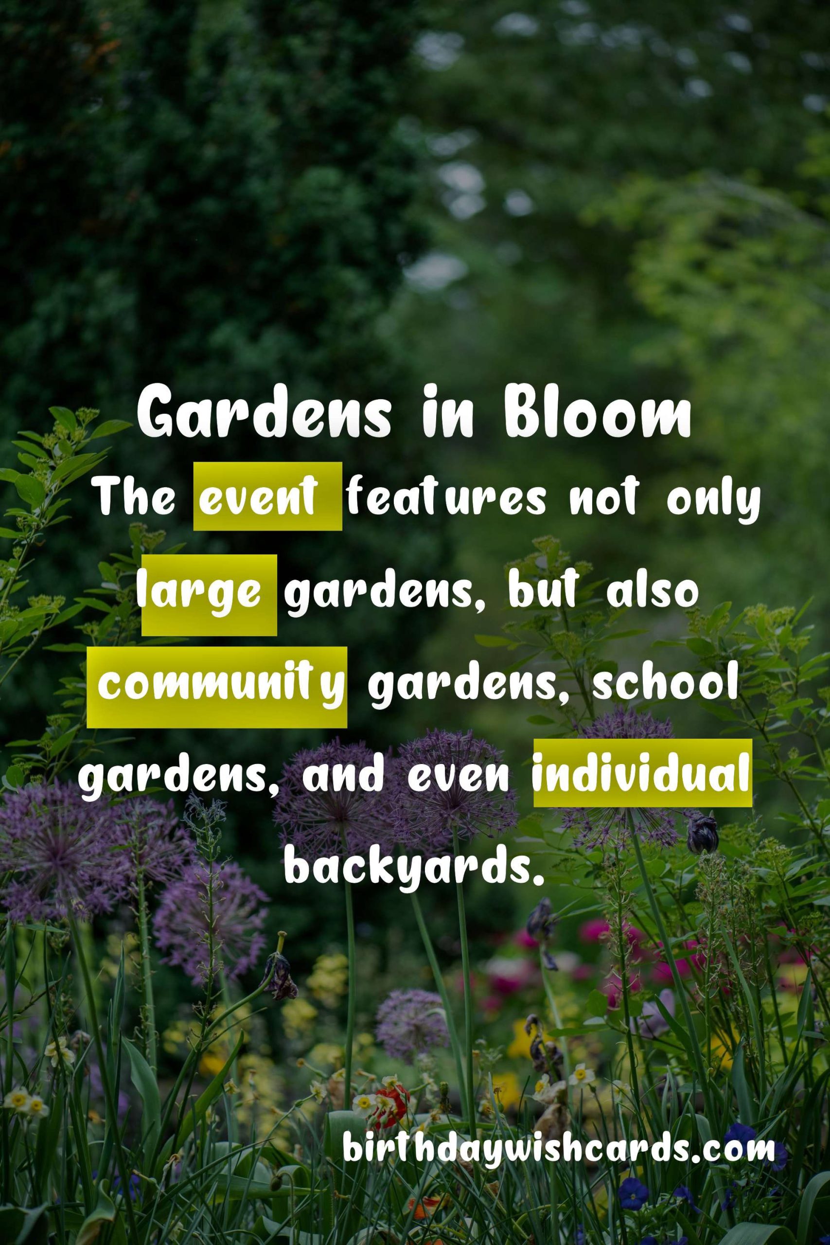 Discover the Beauty of Nature: Open Garden Days in June
