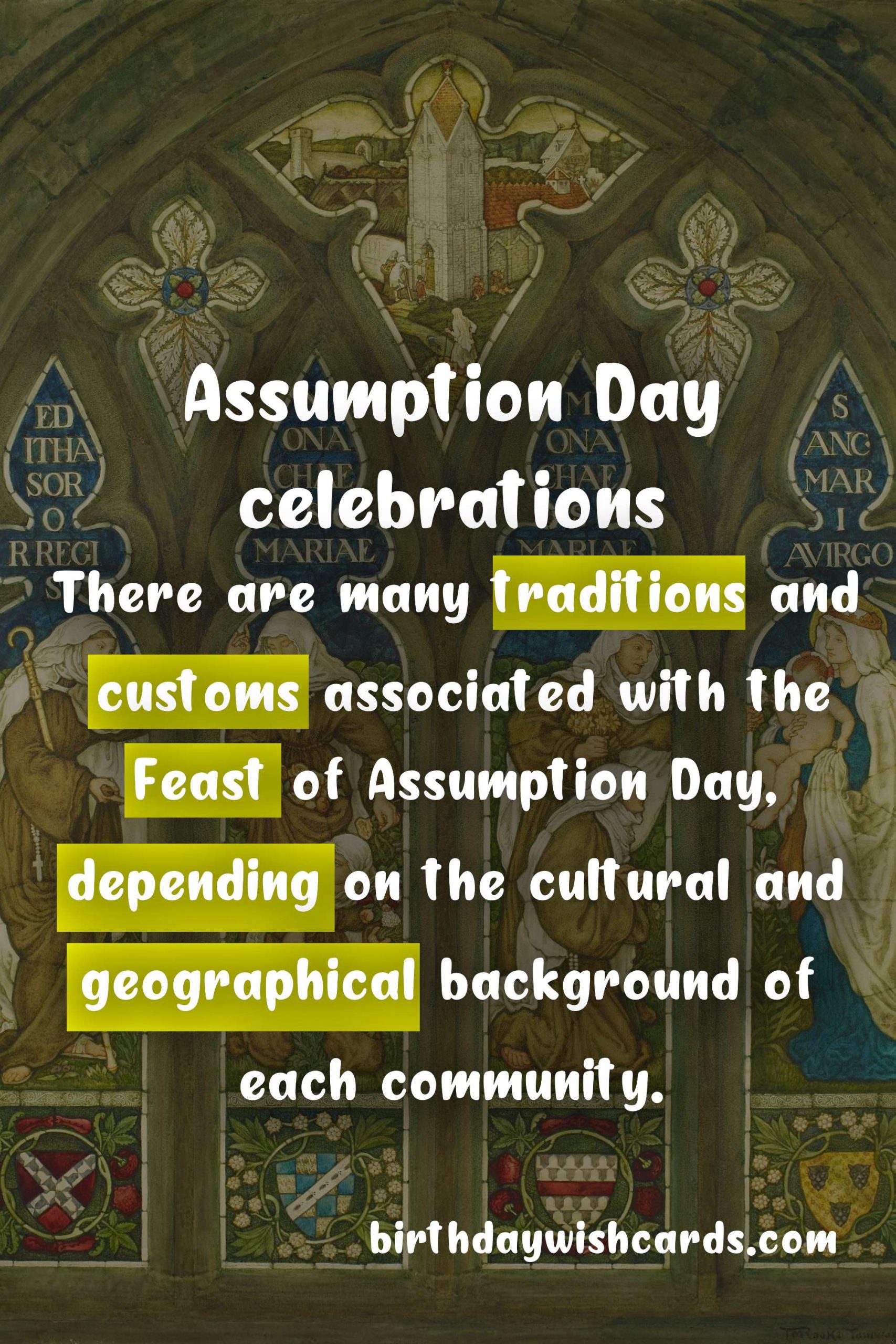 Celebrate August 15 with the Feast of Assumption Day