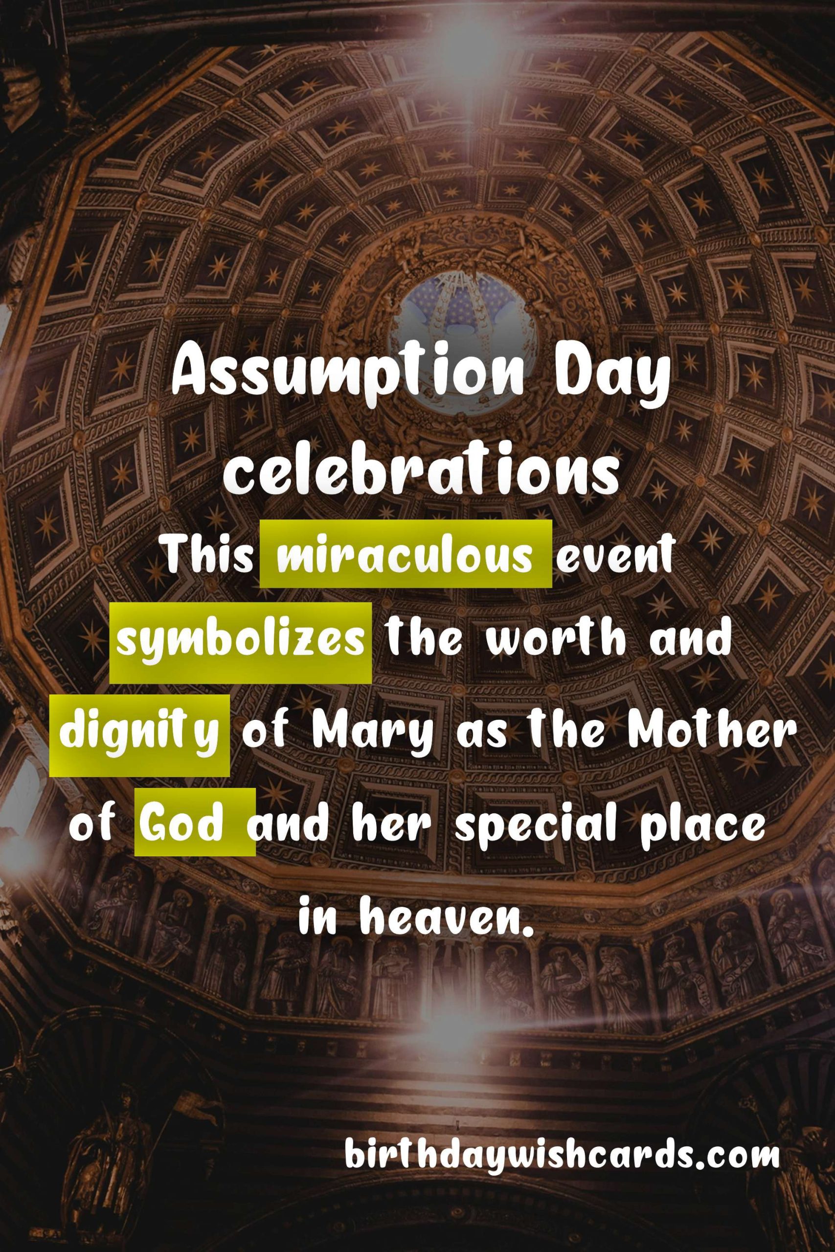 Celebrate August 15 with the Feast of Assumption Day