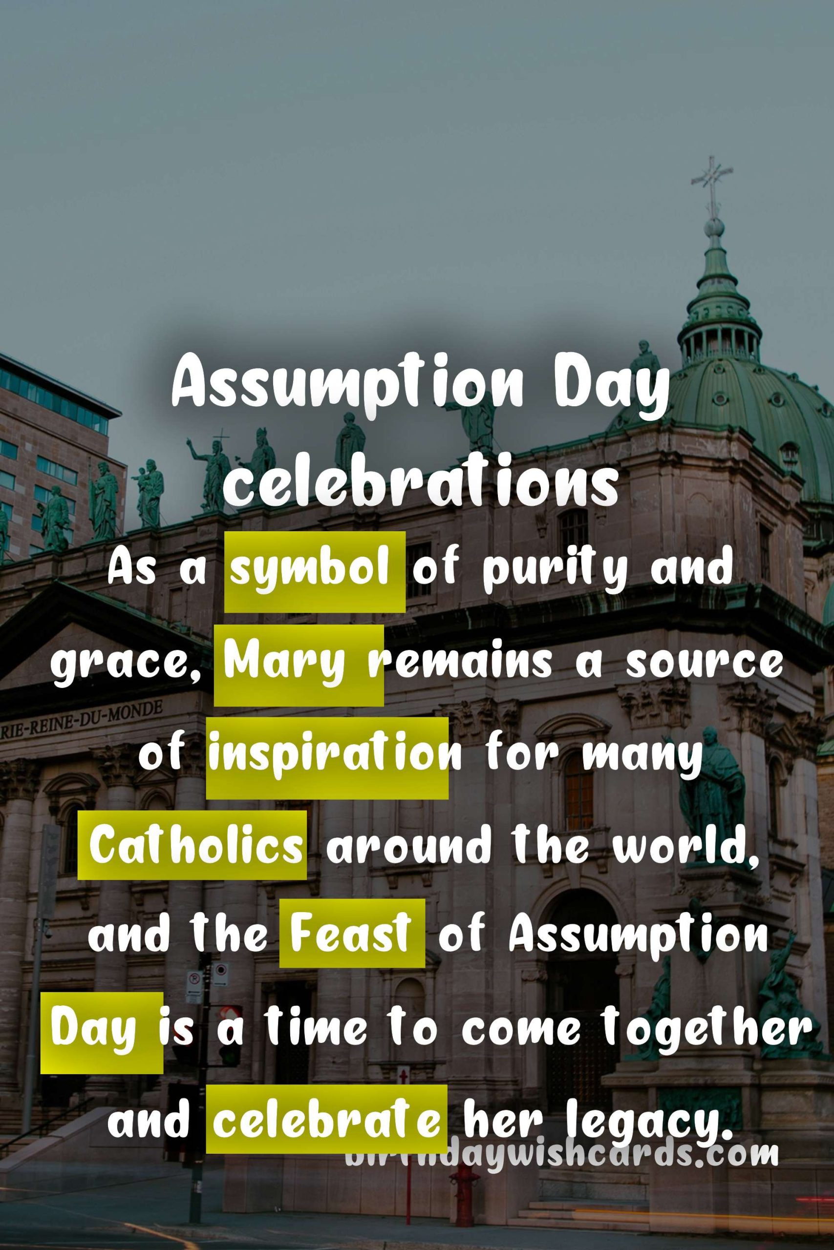 Celebrate August 15 with the Feast of Assumption Day