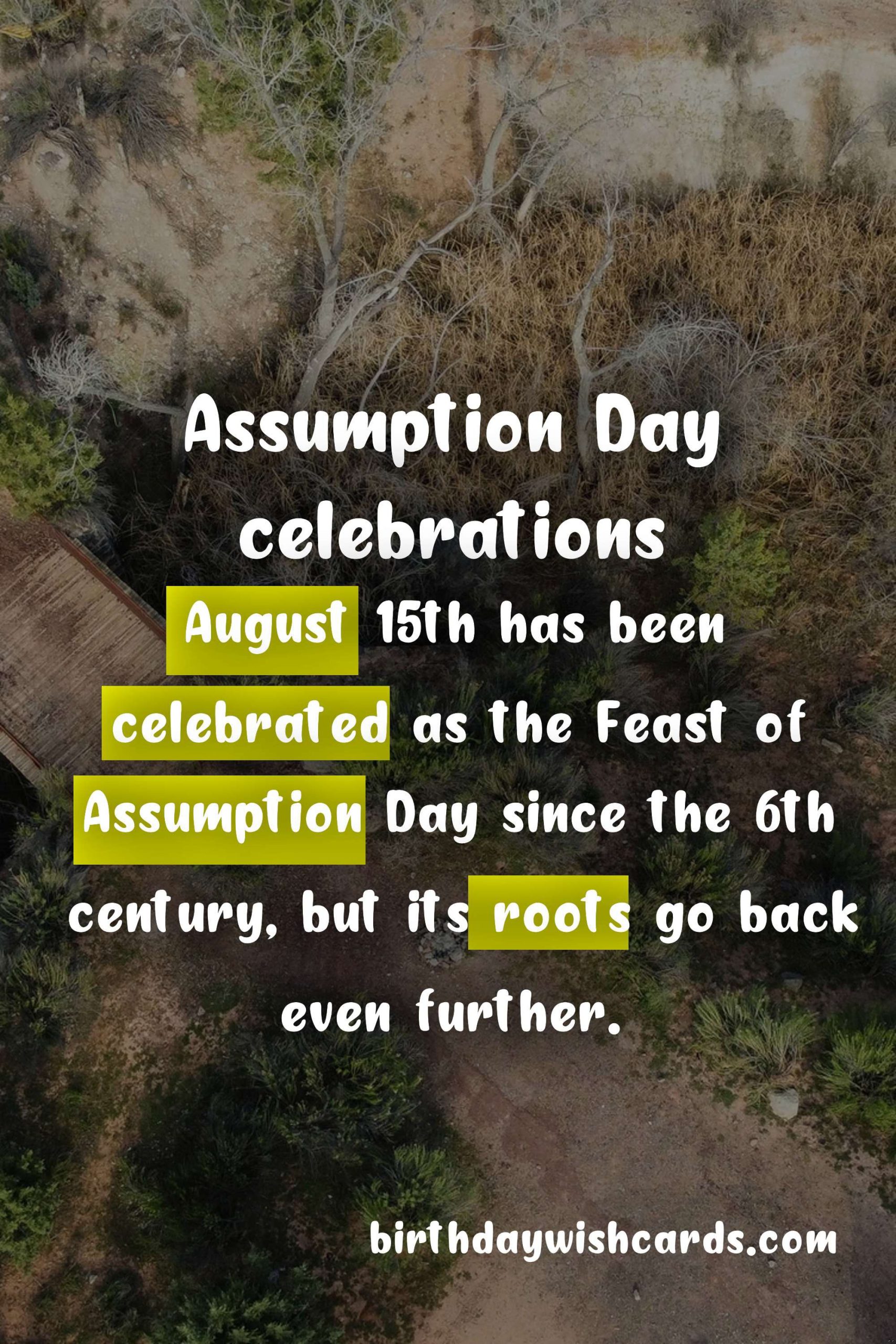 Celebrate August 15 with the Feast of Assumption Day