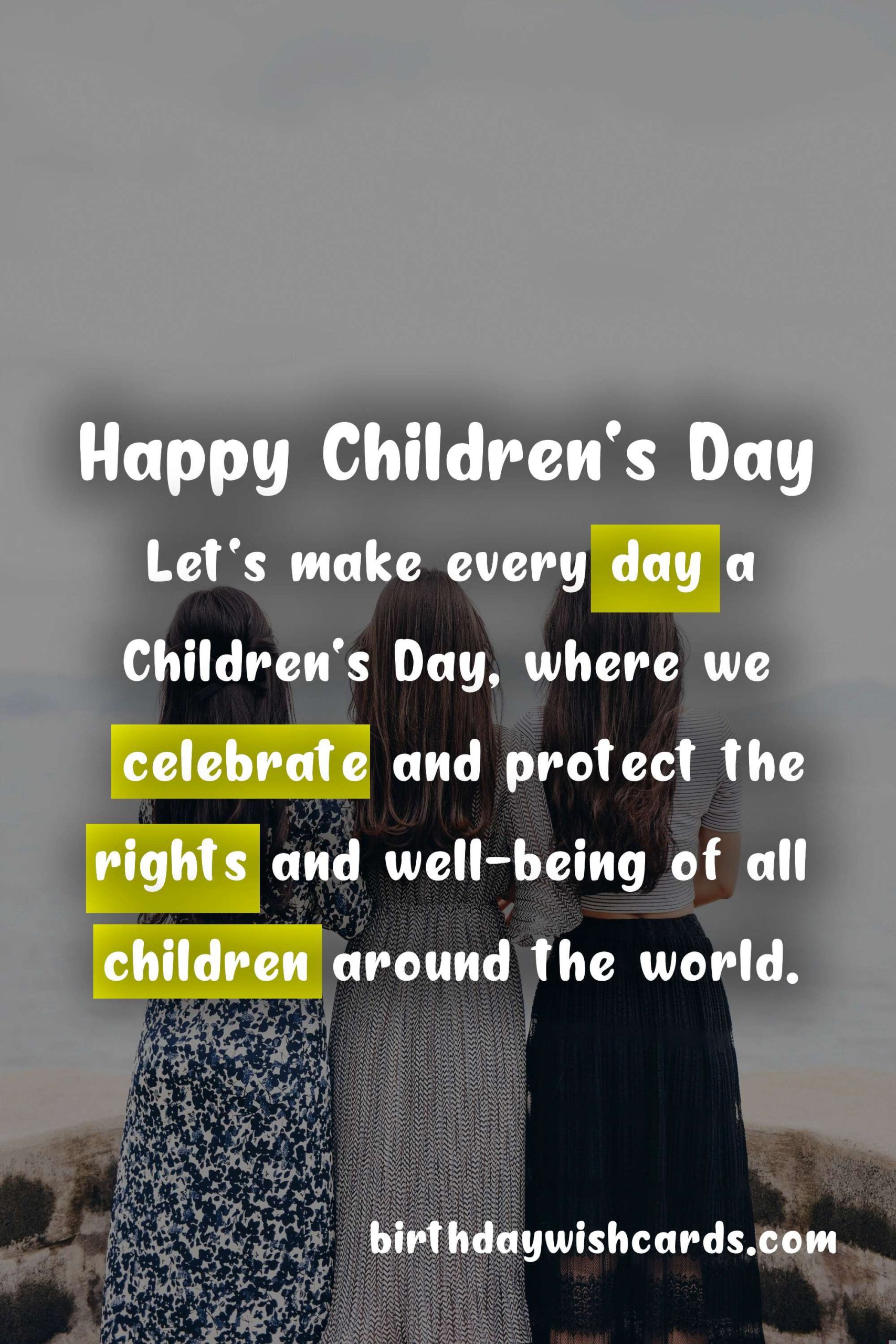 First Sunday of June: Children's Day