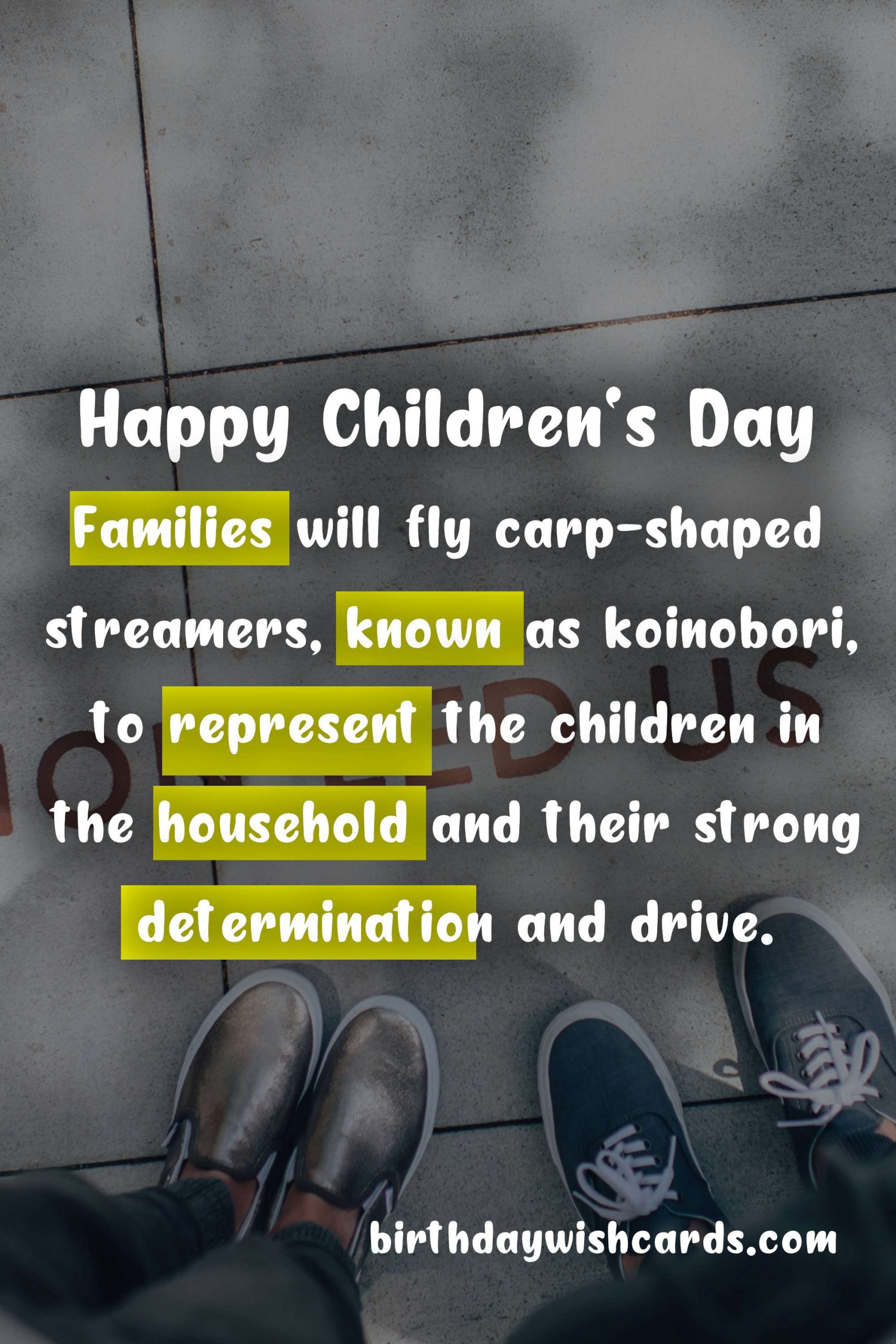 First Sunday of June: Children's Day