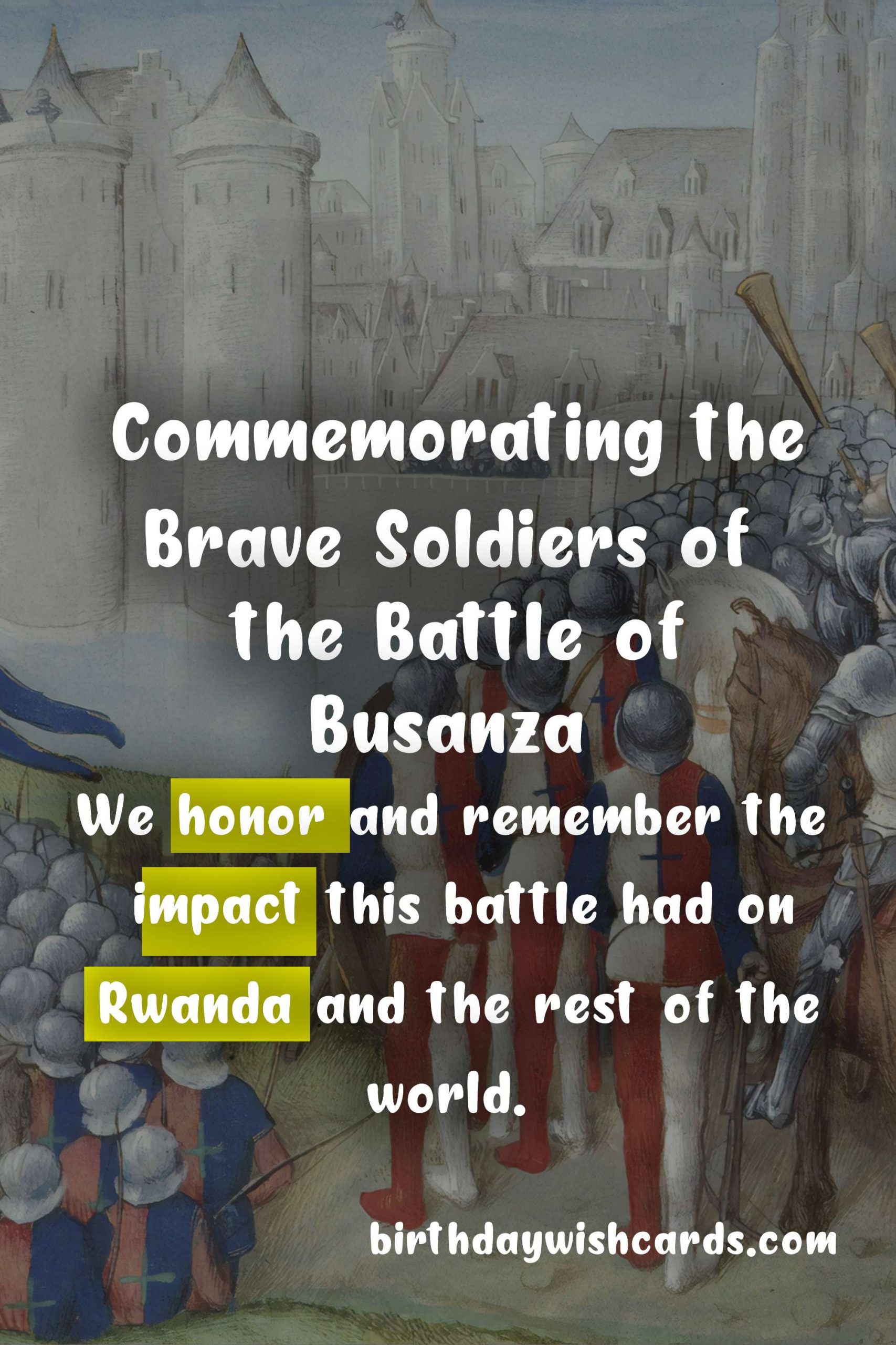 Commemorating the Battle of Busanza: Remembering the Brave Soldiers Who Fought for Freedom