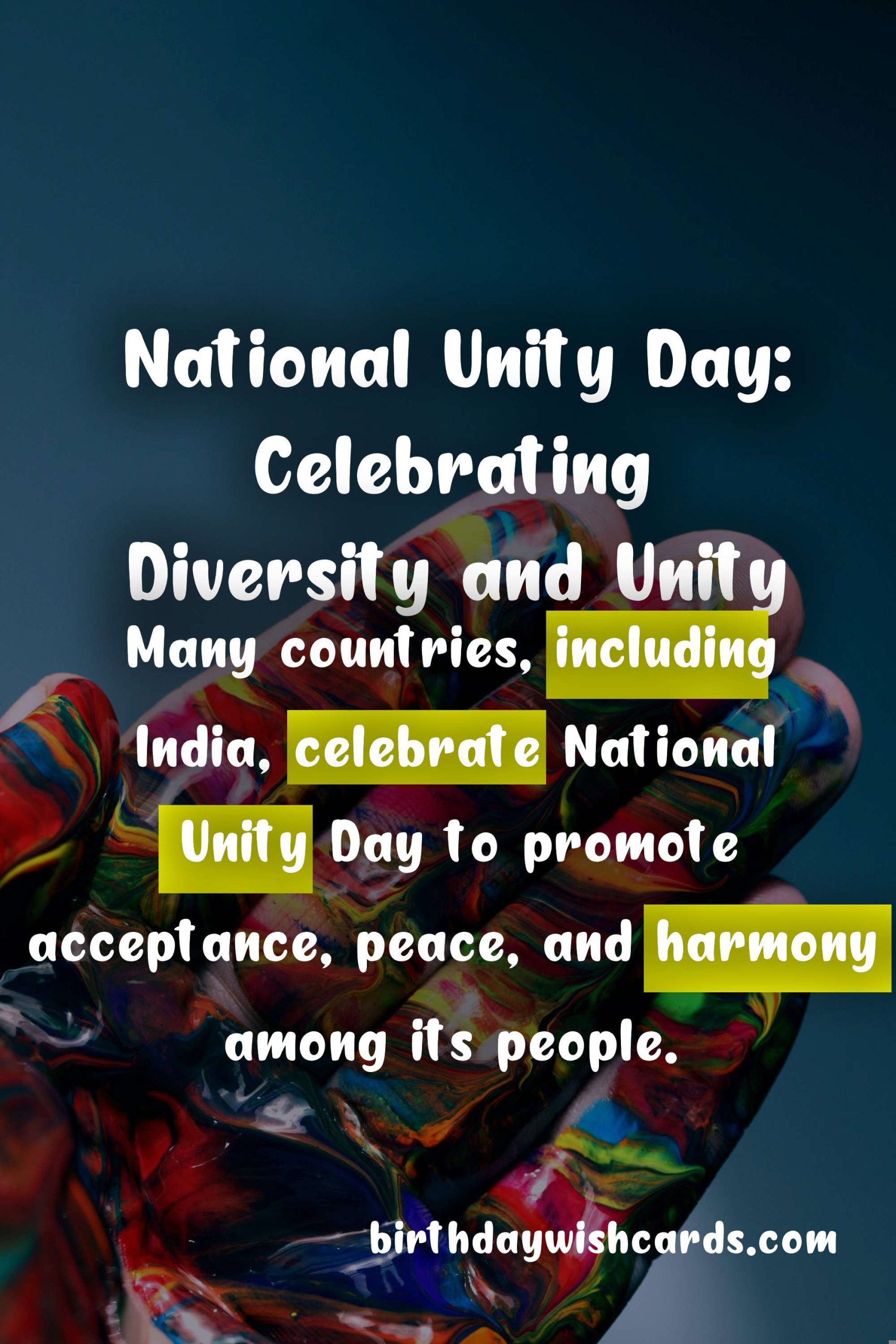 National Unity Day - March 29th: Celebrating Diversity and Unity