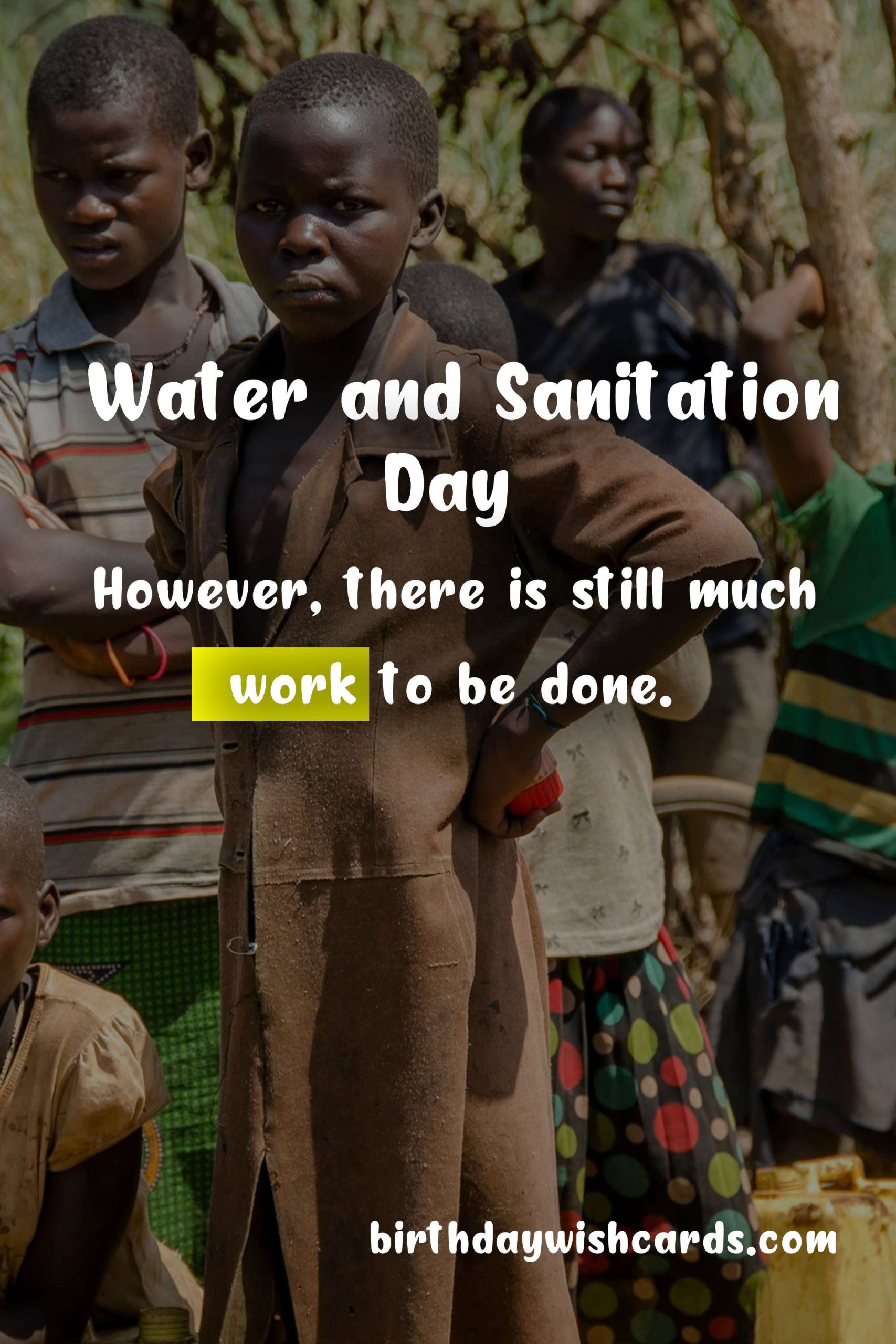 Water and Sanitation Day - March 22nd