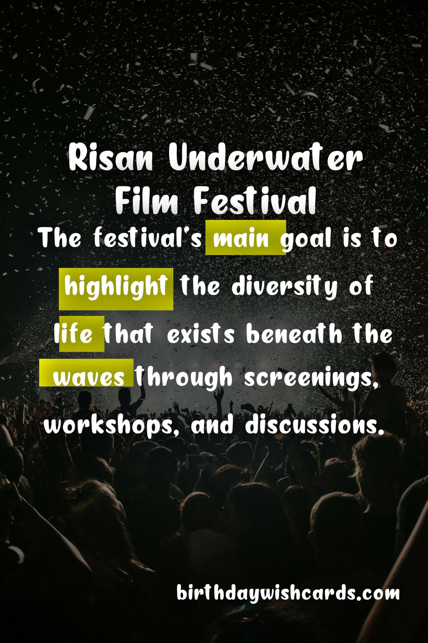 Experience the Wonders of the Sea at Risan Underwater Film Festival - September 28-October 2, 2021