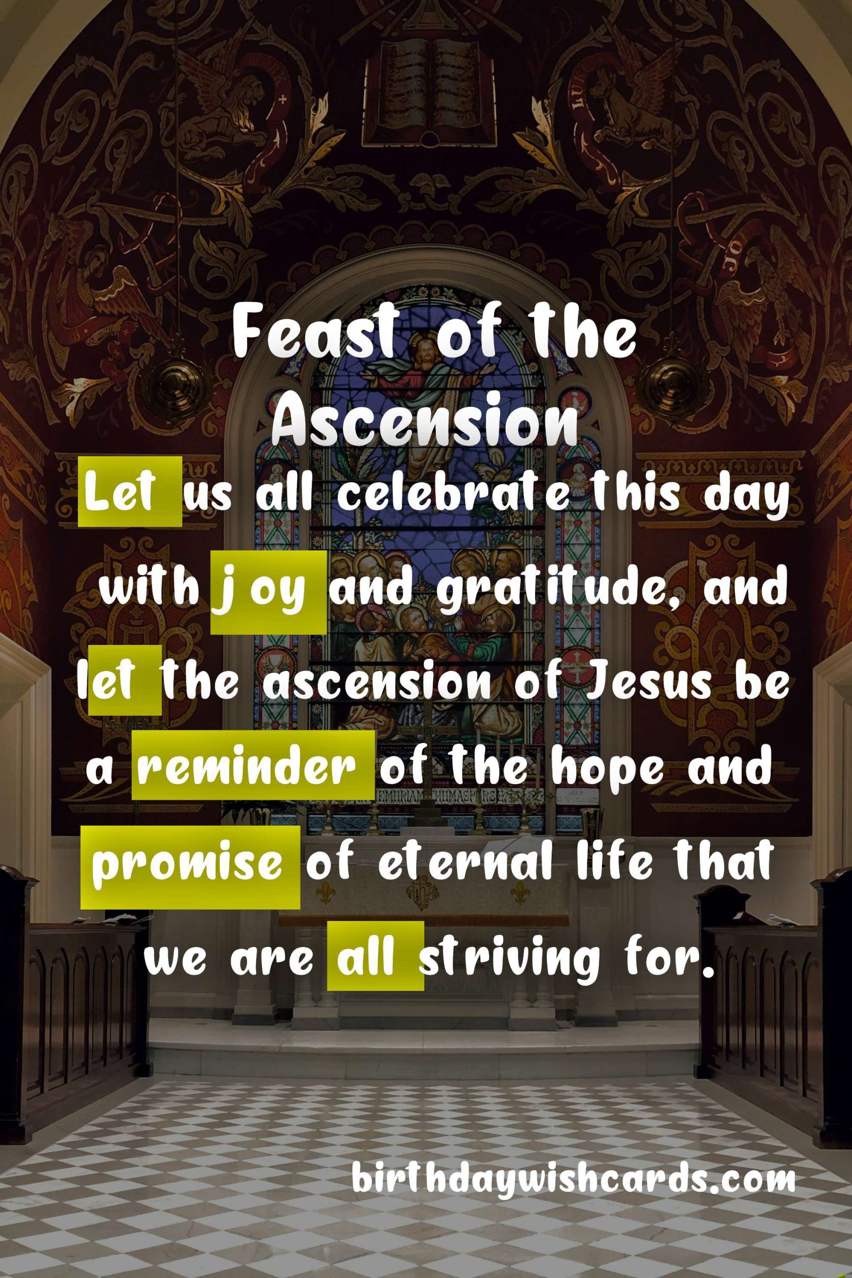 Celebrate the Feast of the Ascension on May 13 with Joy and Gratitude