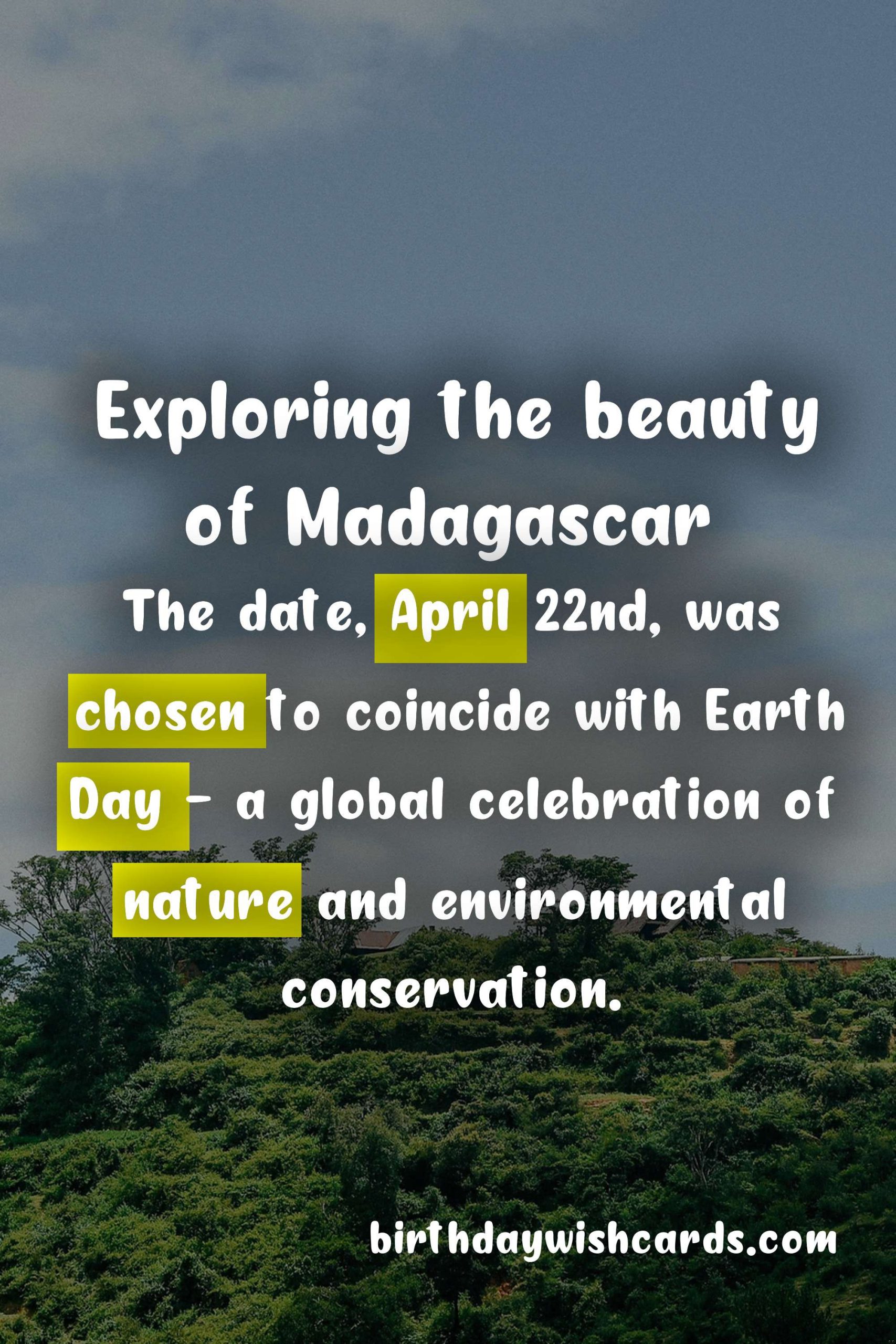 Celebrating Harivola - April 22: Honoring The Beauty of Madagascar