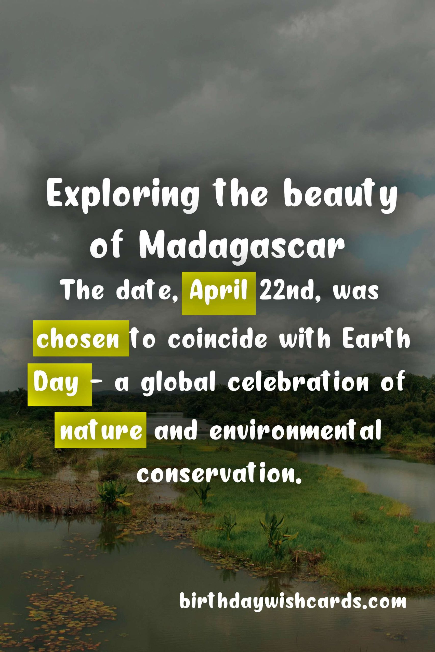 Celebrating Harivola - April 22: Honoring The Beauty of Madagascar