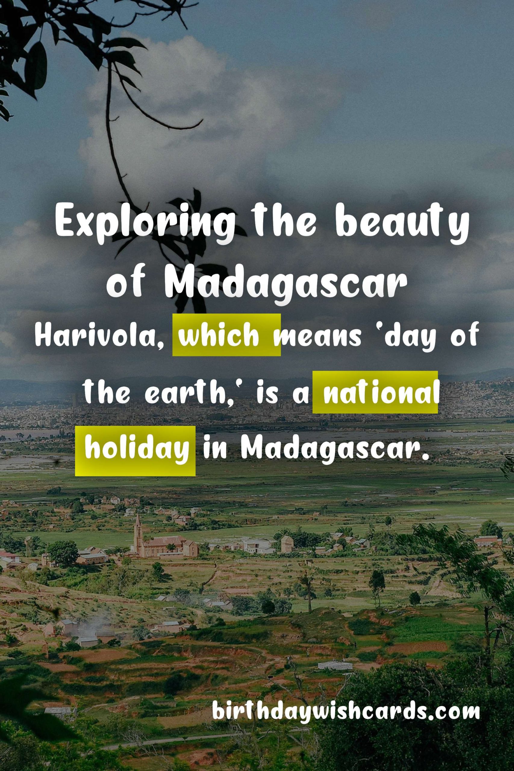 Celebrating Harivola - April 22: Honoring The Beauty of Madagascar