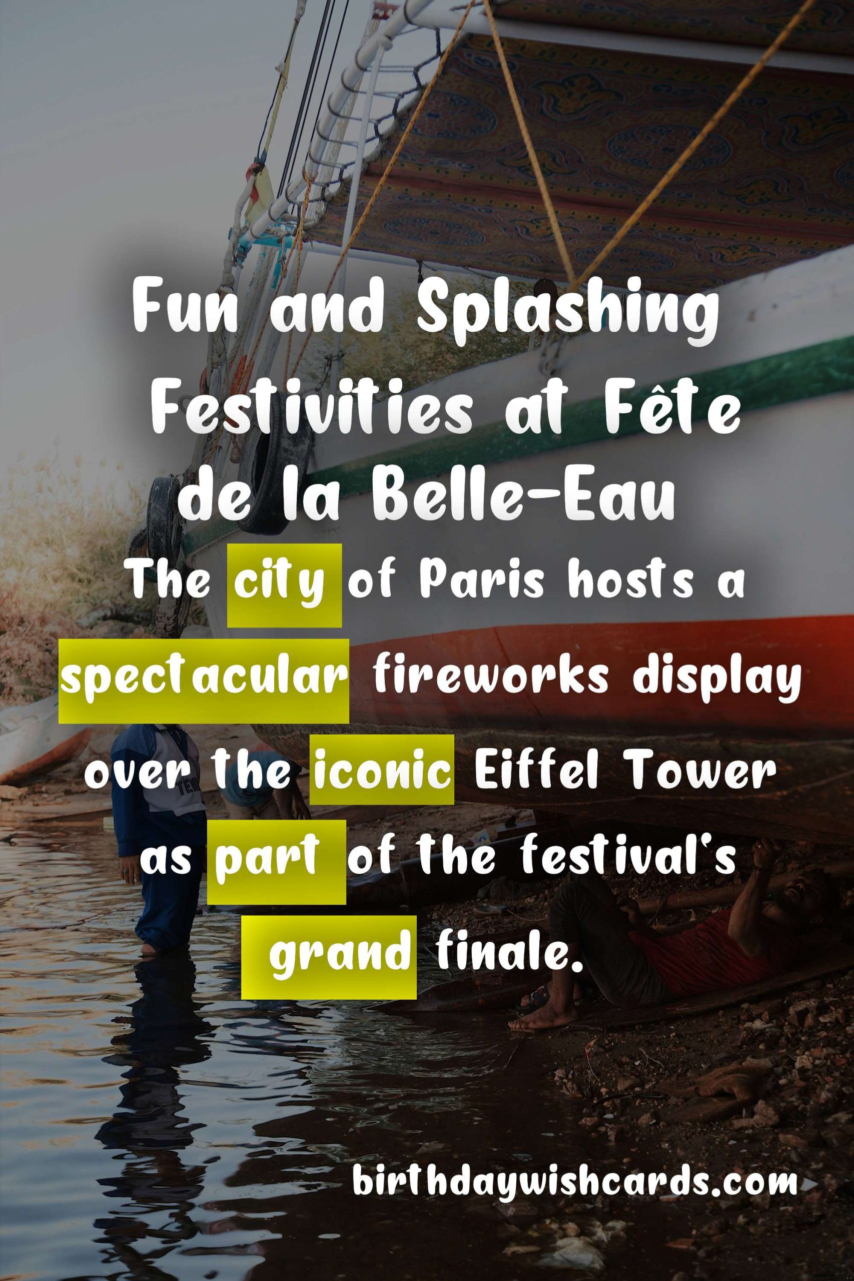 Fête de la Belle-Eau - Celebrating French Water Festival on July 4