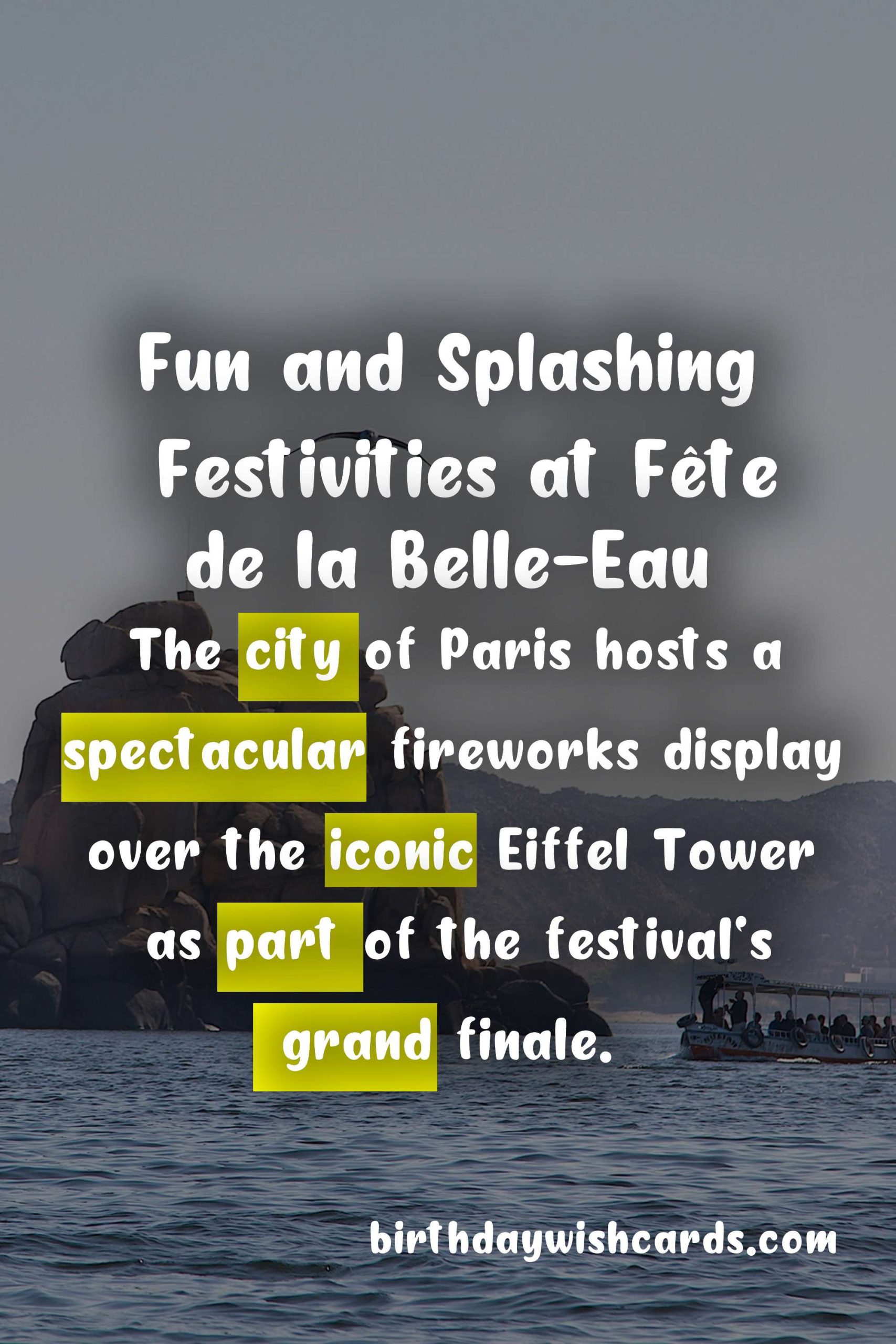 Fête de la Belle-Eau - Celebrating French Water Festival on July 4