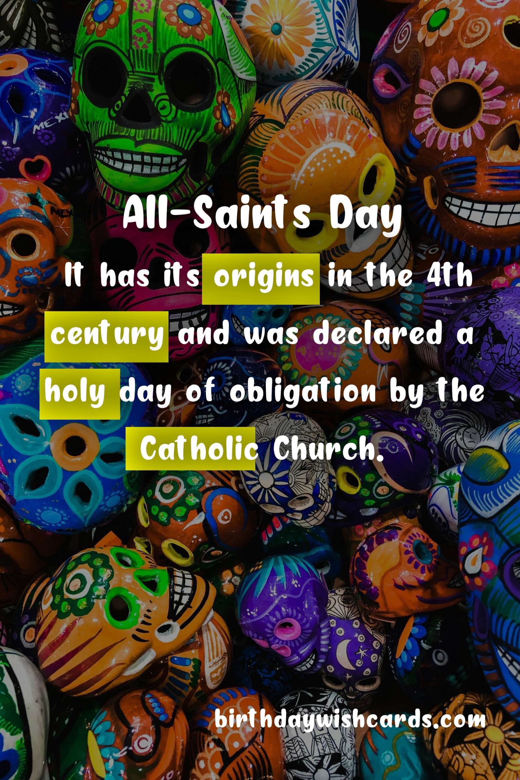 All-Saints Day – November 1: Celebrating the Saints and Honoring the Departed