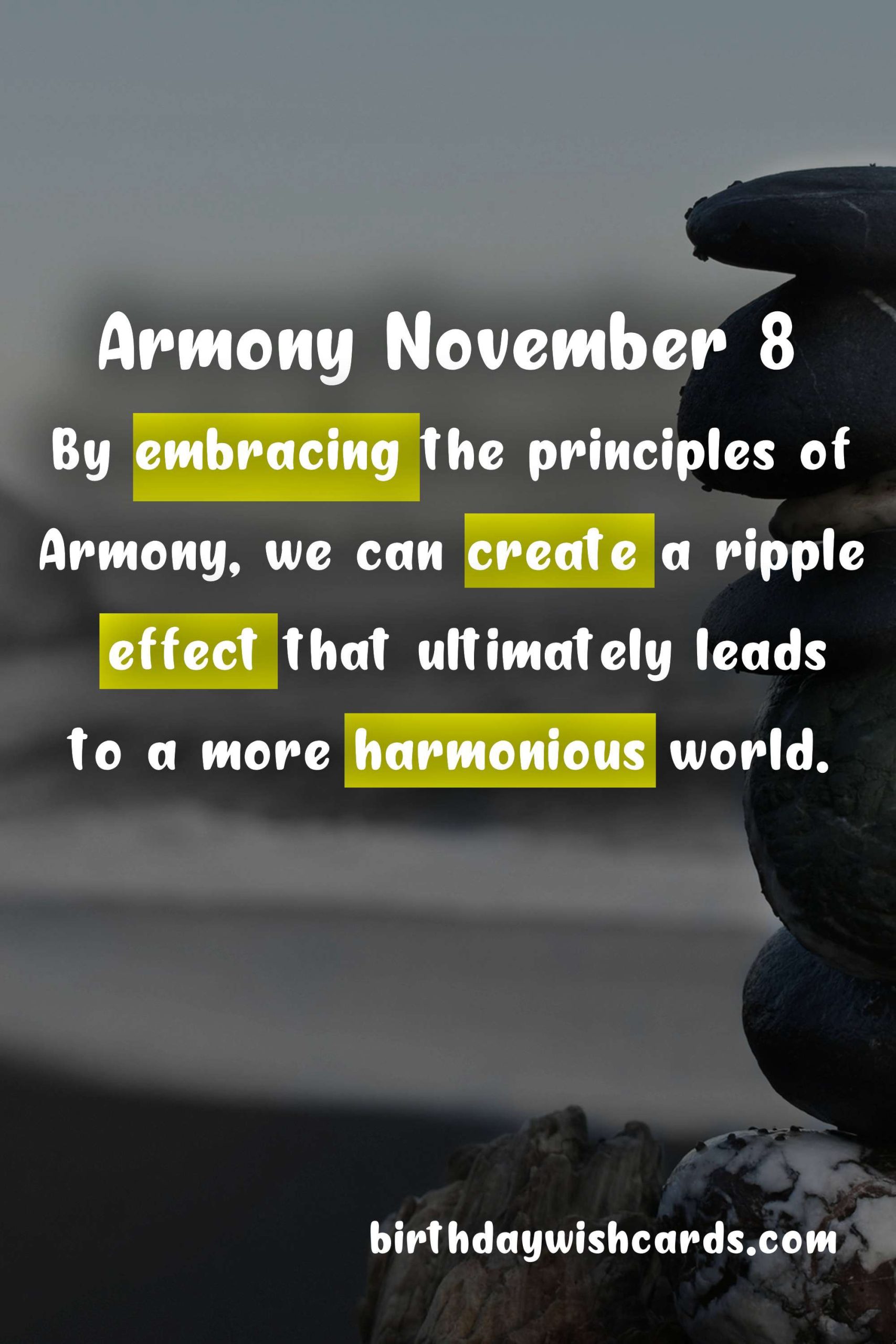 Armony - November 8