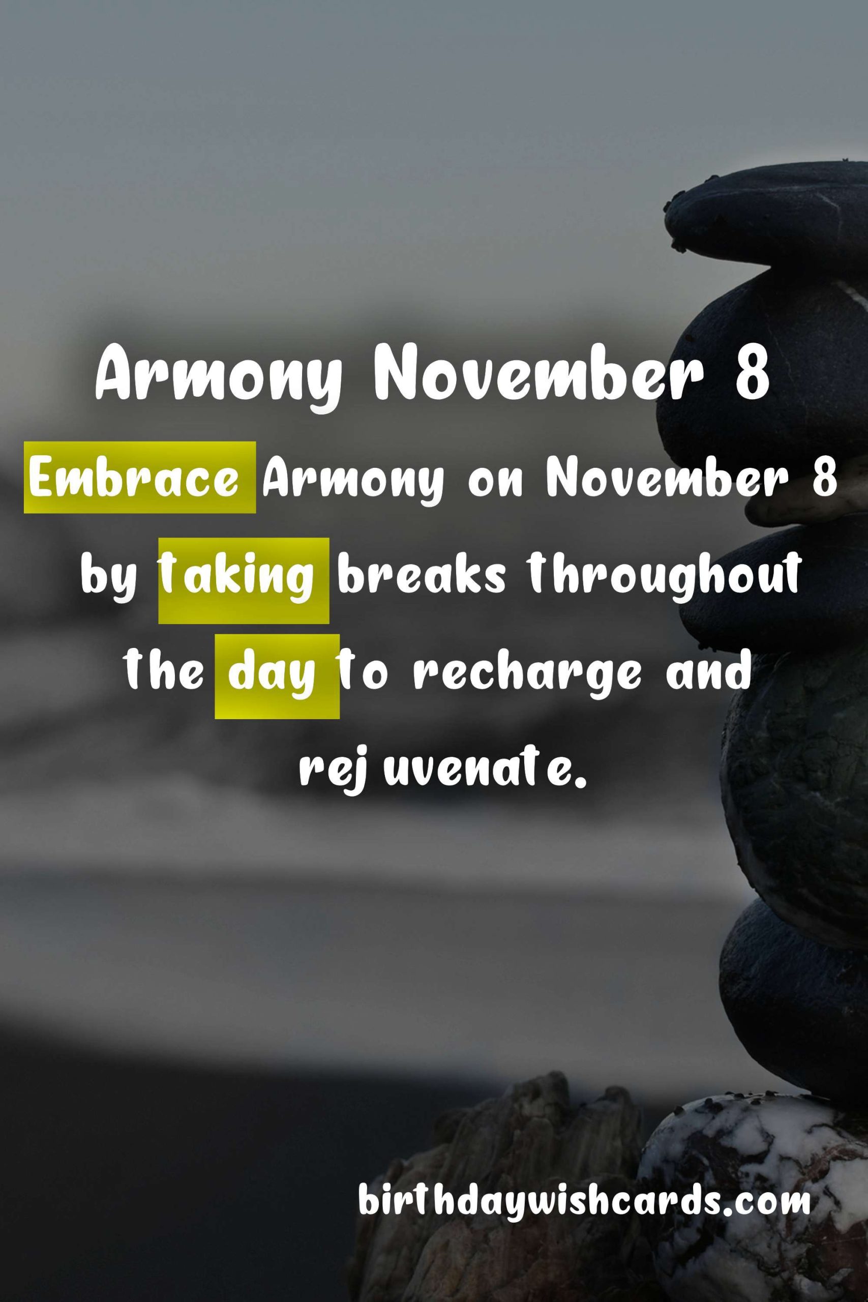 Armony - November 8