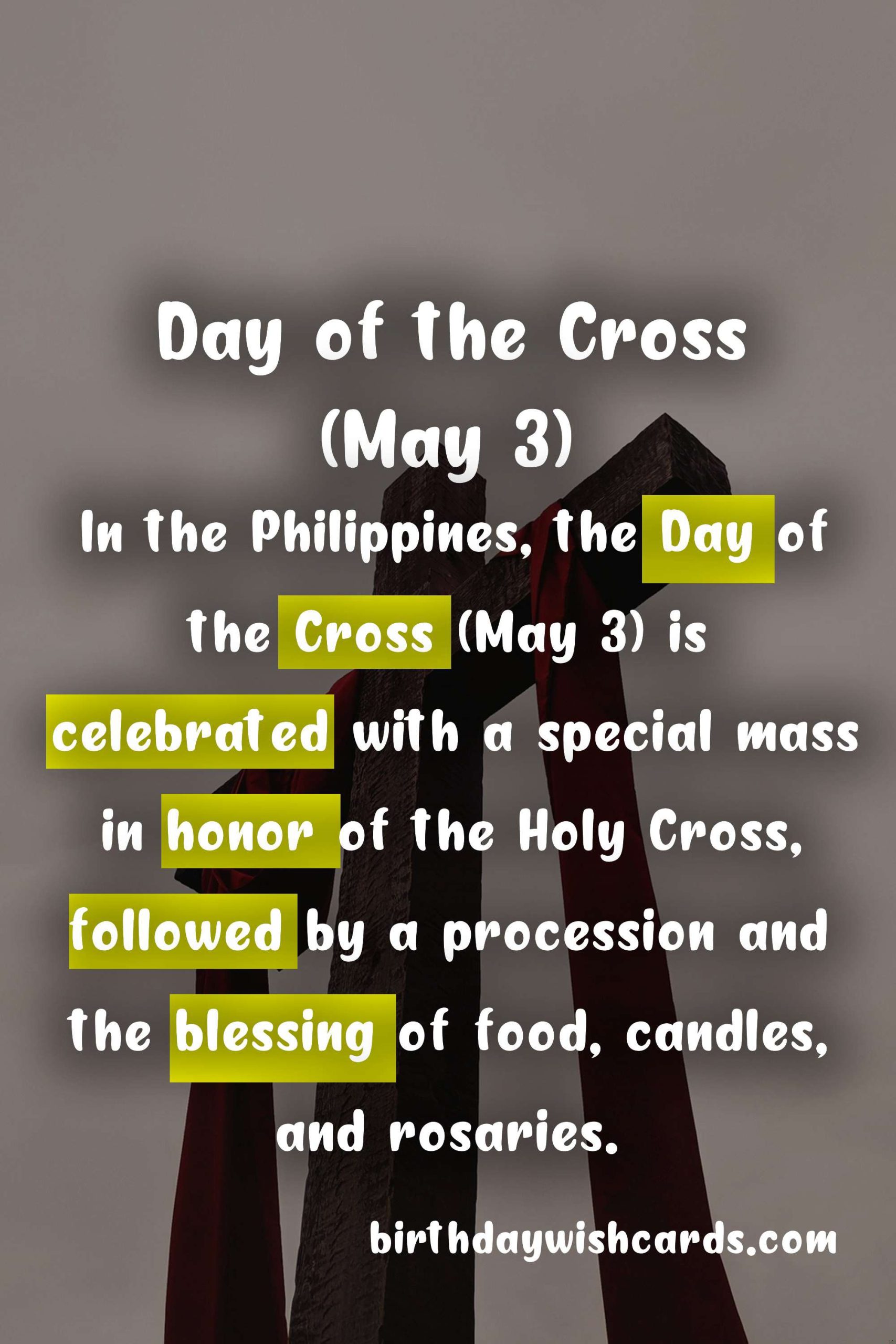 Celebrating Day of the Cross (May 3) Across the World
