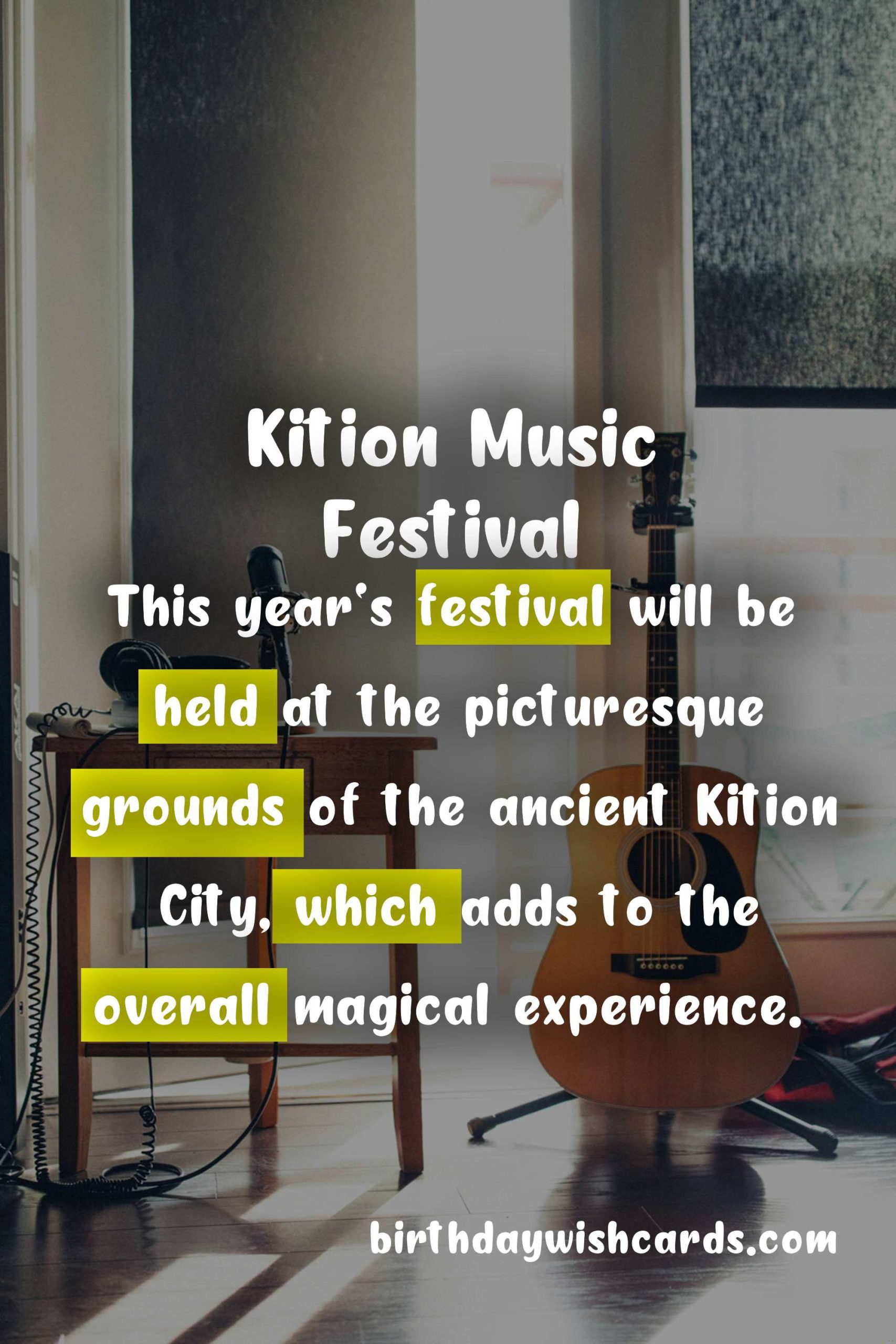 Experience the Excitement of Kition Music Festival - July